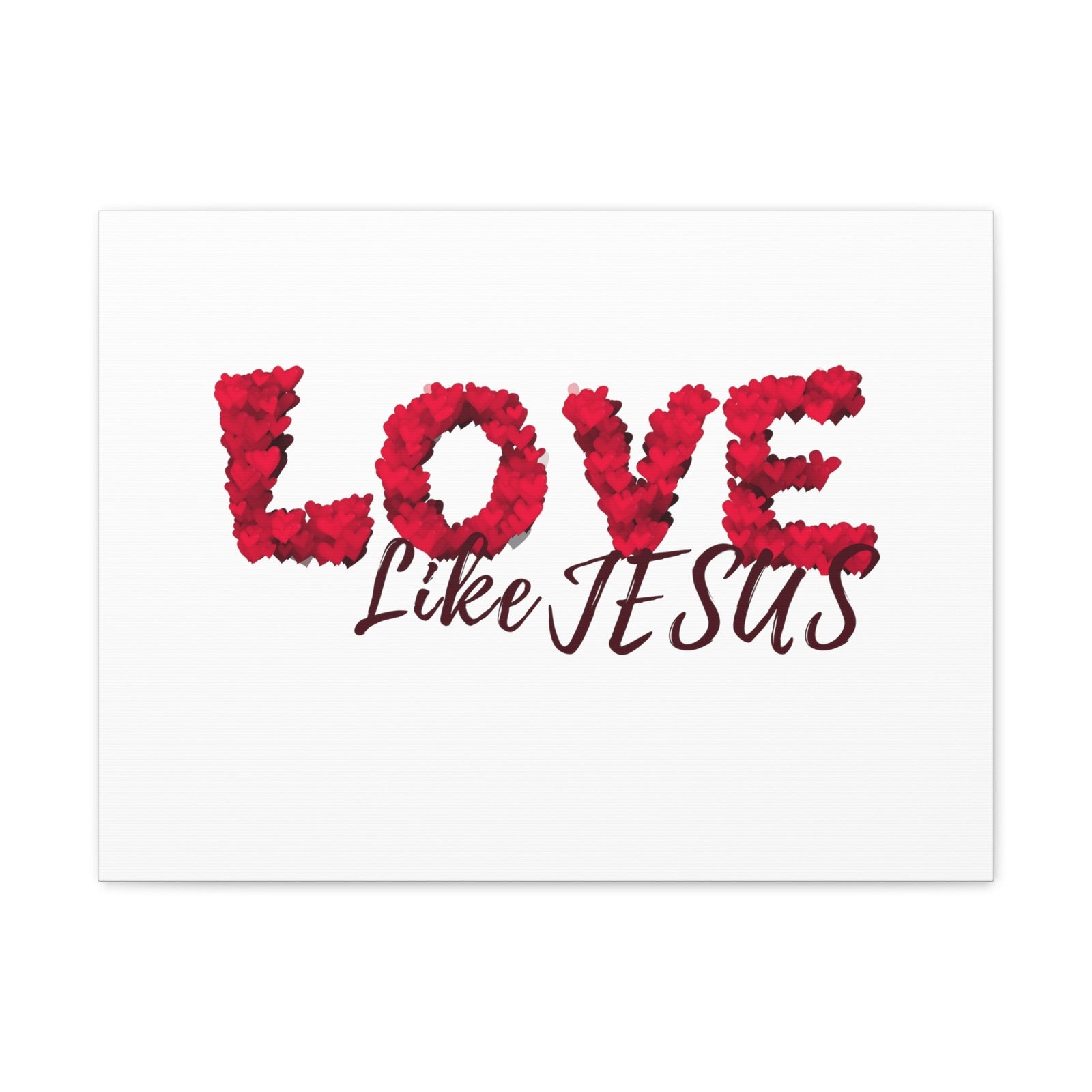 Scripture Walls Love Like Jesus John 13:34 Christian Wall Art Print Ready to Hang Unframed-Express Your Love Gifts