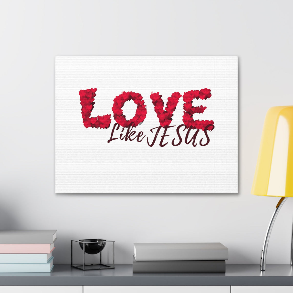 Scripture Walls Love Like Jesus John 13:34 Christian Wall Art Print Ready to Hang Unframed-Express Your Love Gifts