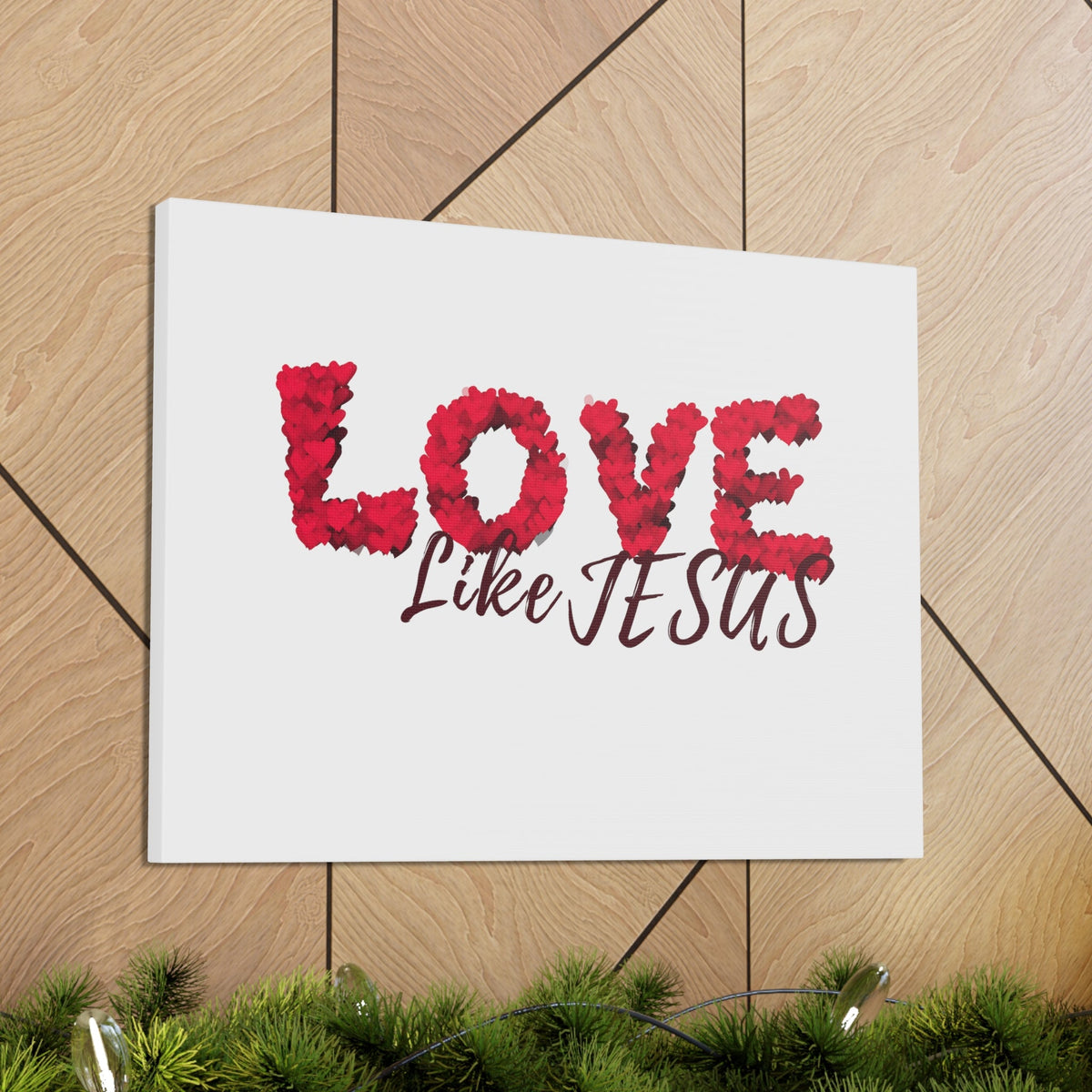 Scripture Walls Love Like Jesus John 13:34 Christian Wall Art Print Ready to Hang Unframed-Express Your Love Gifts