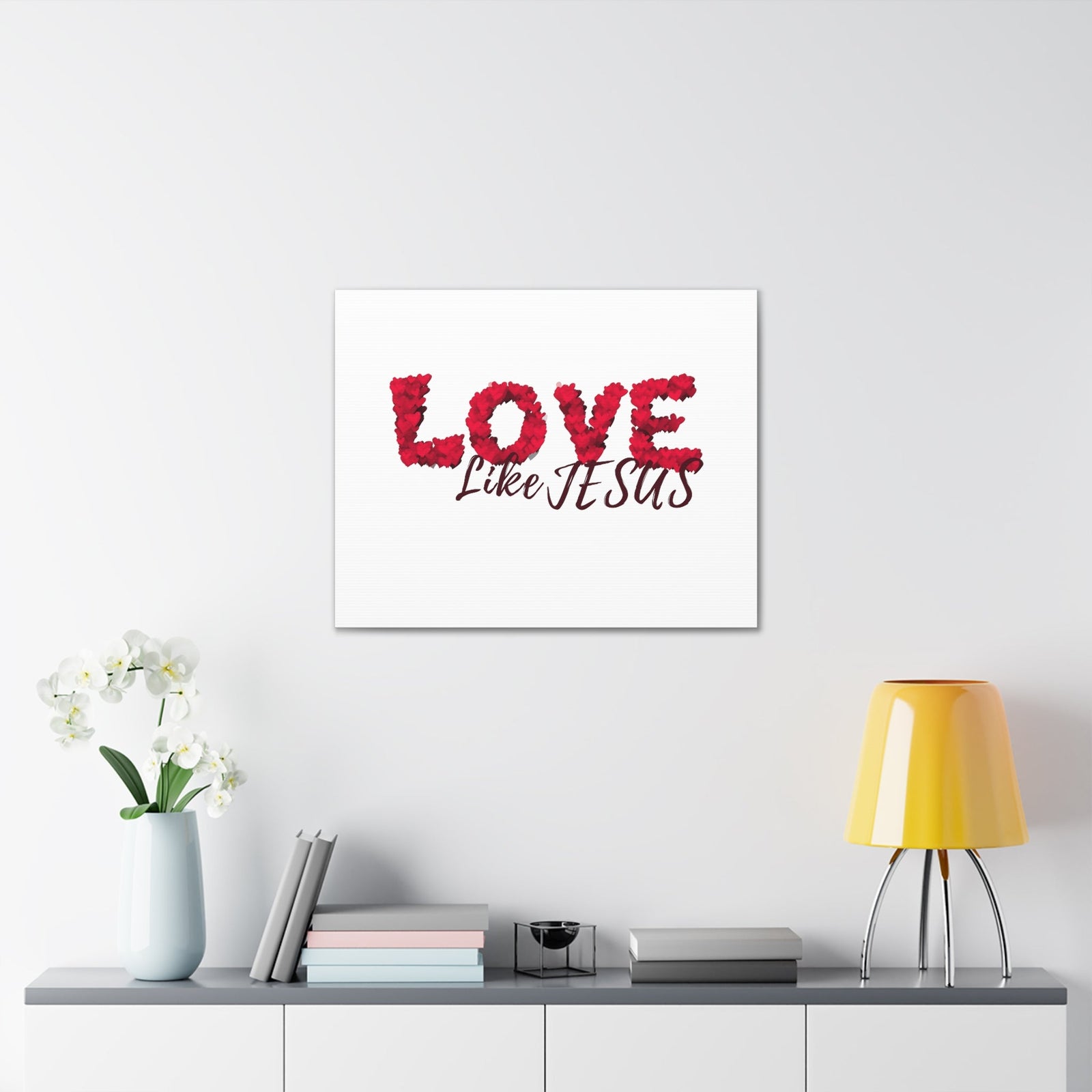 Scripture Walls Love Like Jesus John 13:34 Christian Wall Art Print Ready to Hang Unframed-Express Your Love Gifts