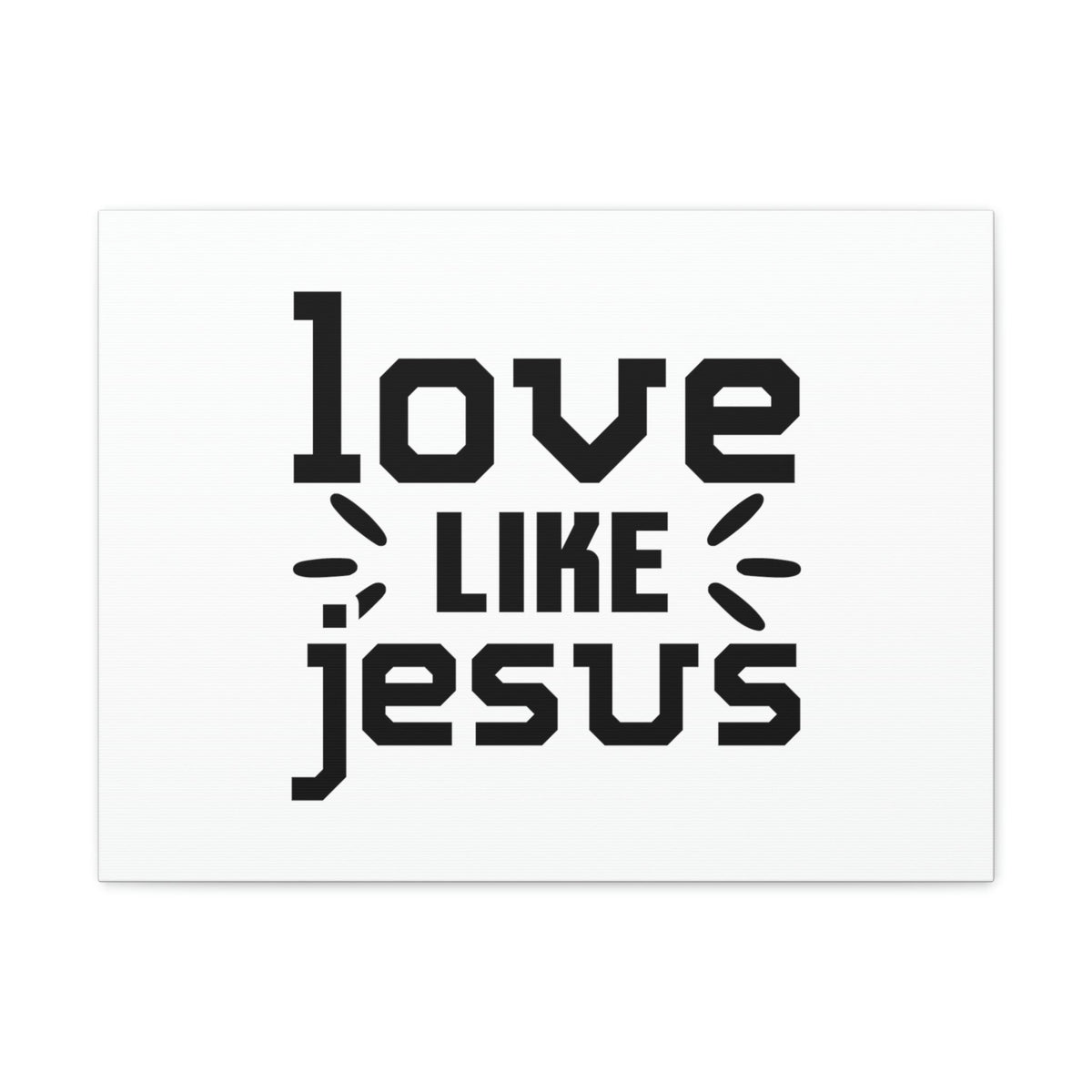 Scripture Walls Love Like Jesus John 15:12 Plain Christian Wall Art Bible Verse Print Ready to Hang Unframed-Express Your Love Gifts