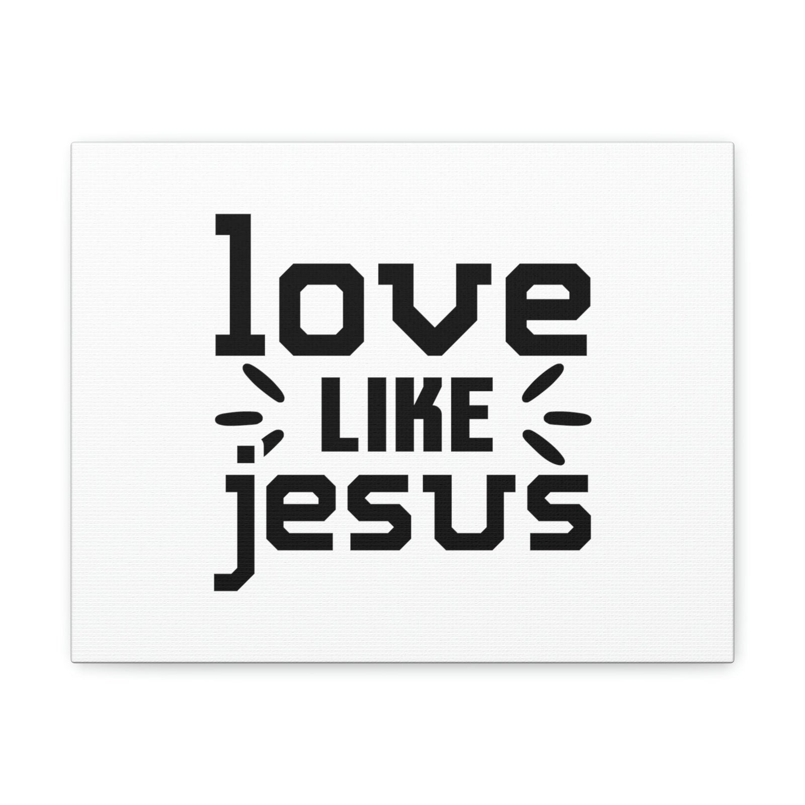 Scripture Walls Love Like Jesus John 15:12 Plain Christian Wall Art Bible Verse Print Ready to Hang Unframed-Express Your Love Gifts
