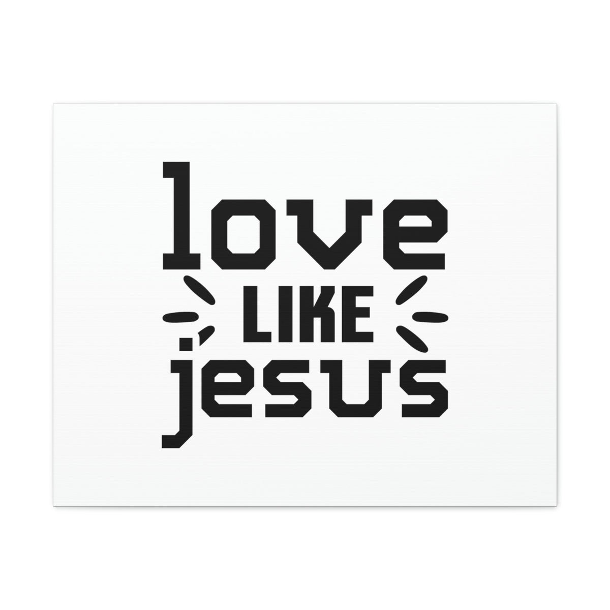 Scripture Walls Love Like Jesus John 15:12 Plain Christian Wall Art Bible Verse Print Ready to Hang Unframed-Express Your Love Gifts