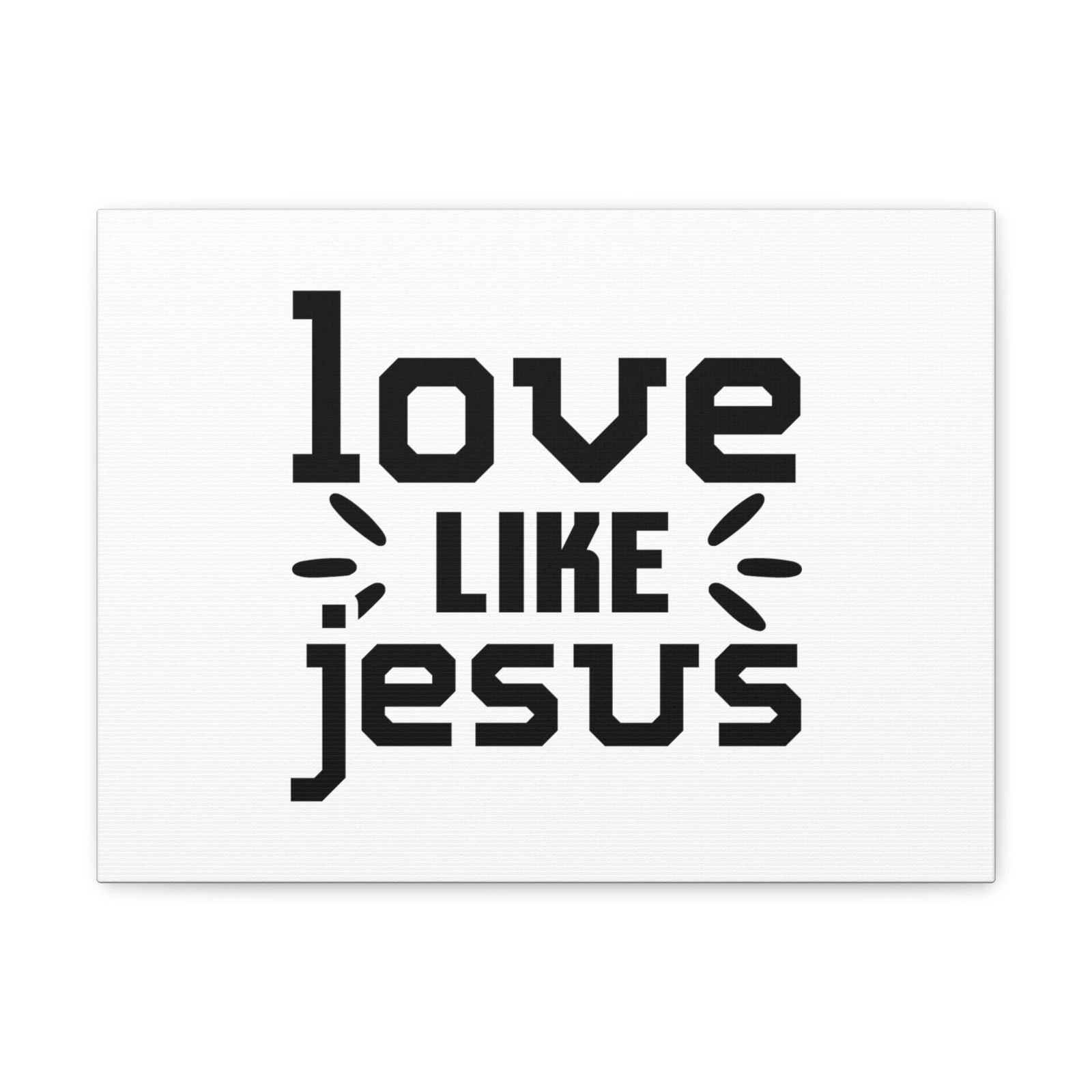 Scripture Walls Love Like Jesus John 15:12 Plain Christian Wall Art Bible Verse Print Ready to Hang Unframed-Express Your Love Gifts