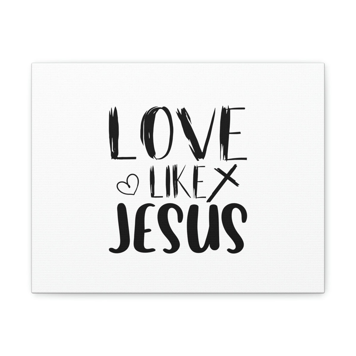 Scripture Walls Love Like Jesus John 15:12 Heart &amp; Cross Christian Wall Art Bible Verse Print Ready to Hang Unframed-Express Your Love Gifts