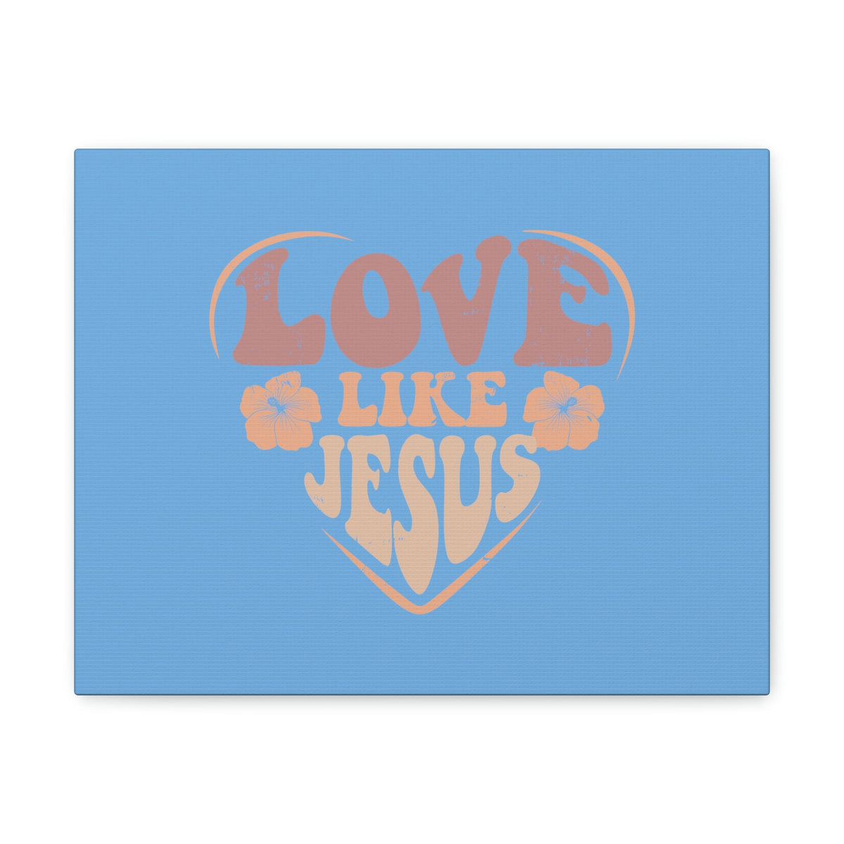 Scripture Walls Love Like Jesus John 15:12 Two Flowers Christian Wall Art Bible Verse Print Ready to Hang Unframed-Express Your Love Gifts