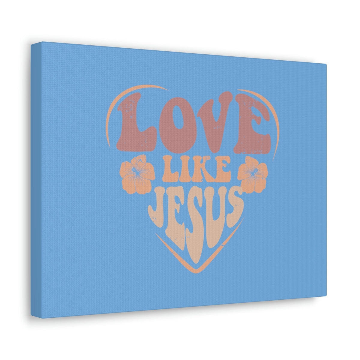 Scripture Walls Love Like Jesus John 15:12 Two Flowers Christian Wall Art Bible Verse Print Ready to Hang Unframed-Express Your Love Gifts