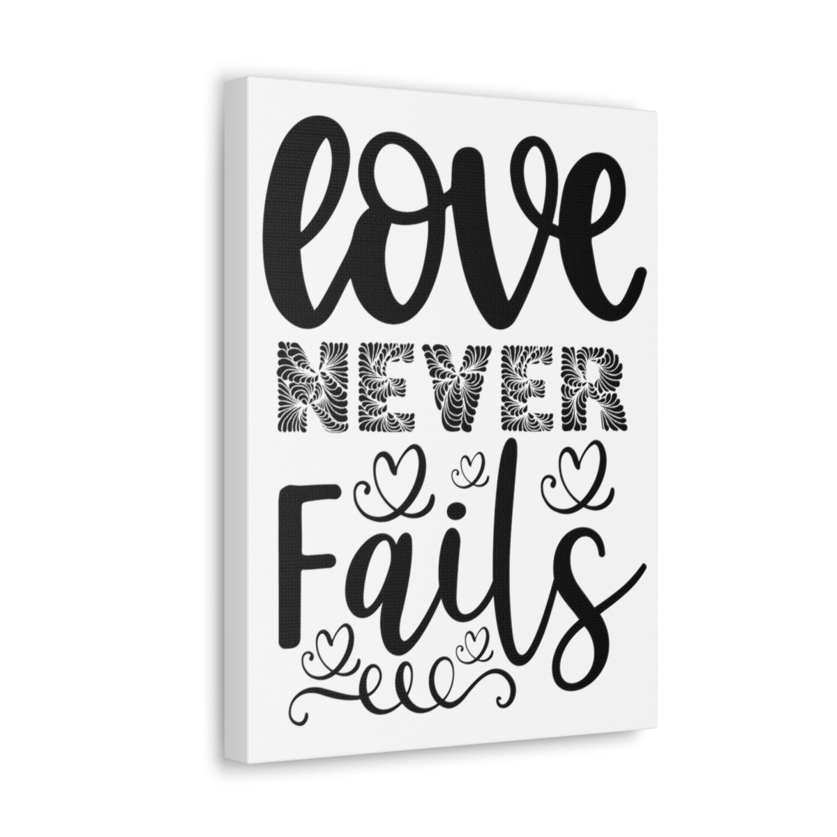 Scripture Walls Love Never Fails 1 Corinthians 13:13 Christian Wall Art Print Ready to Hang Unframed-Express Your Love Gifts