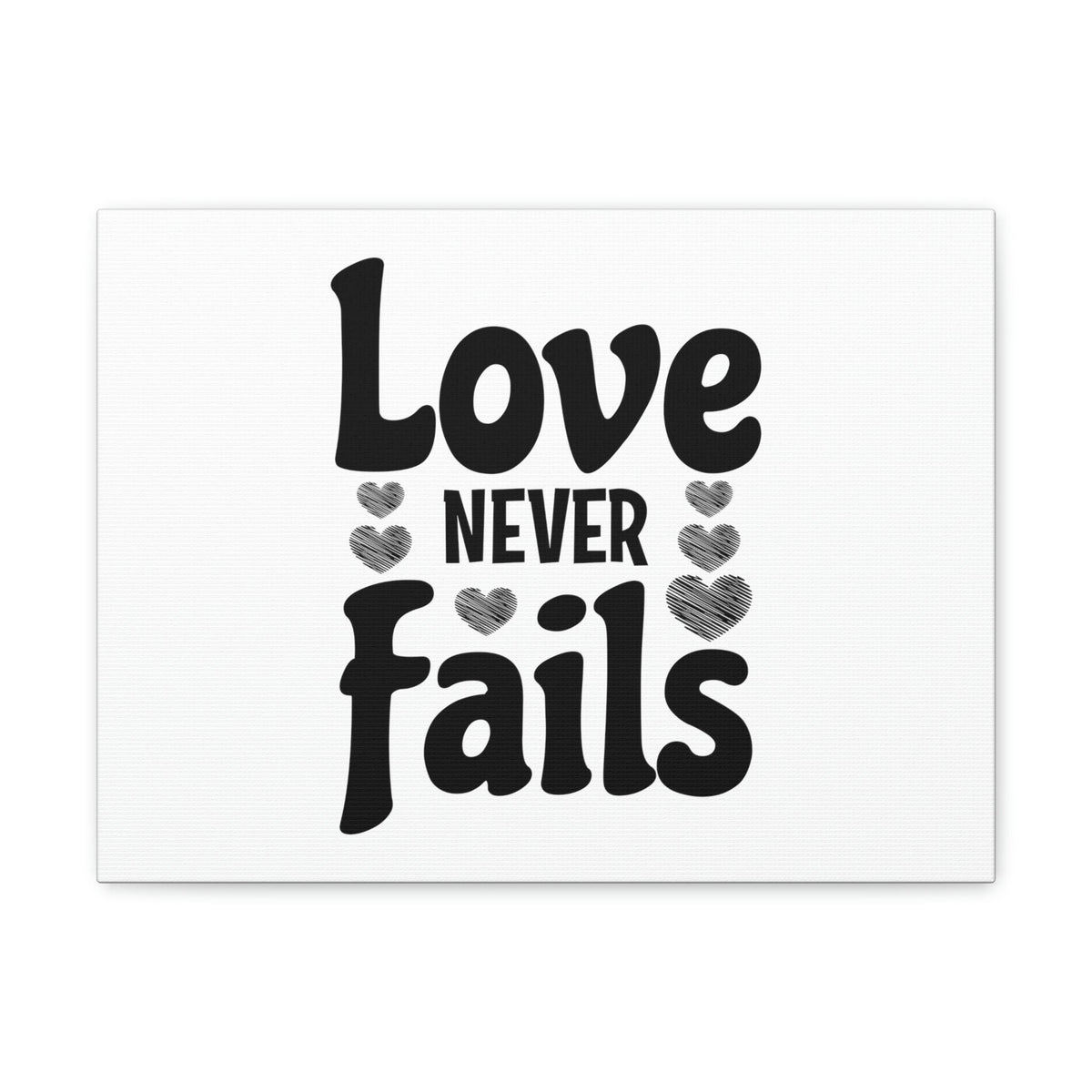 Scripture Walls Love Never Fails 1 Corinthians 13:8 Christian Wall Art Bible Verse Print Ready to Hang Unframed-Express Your Love Gifts