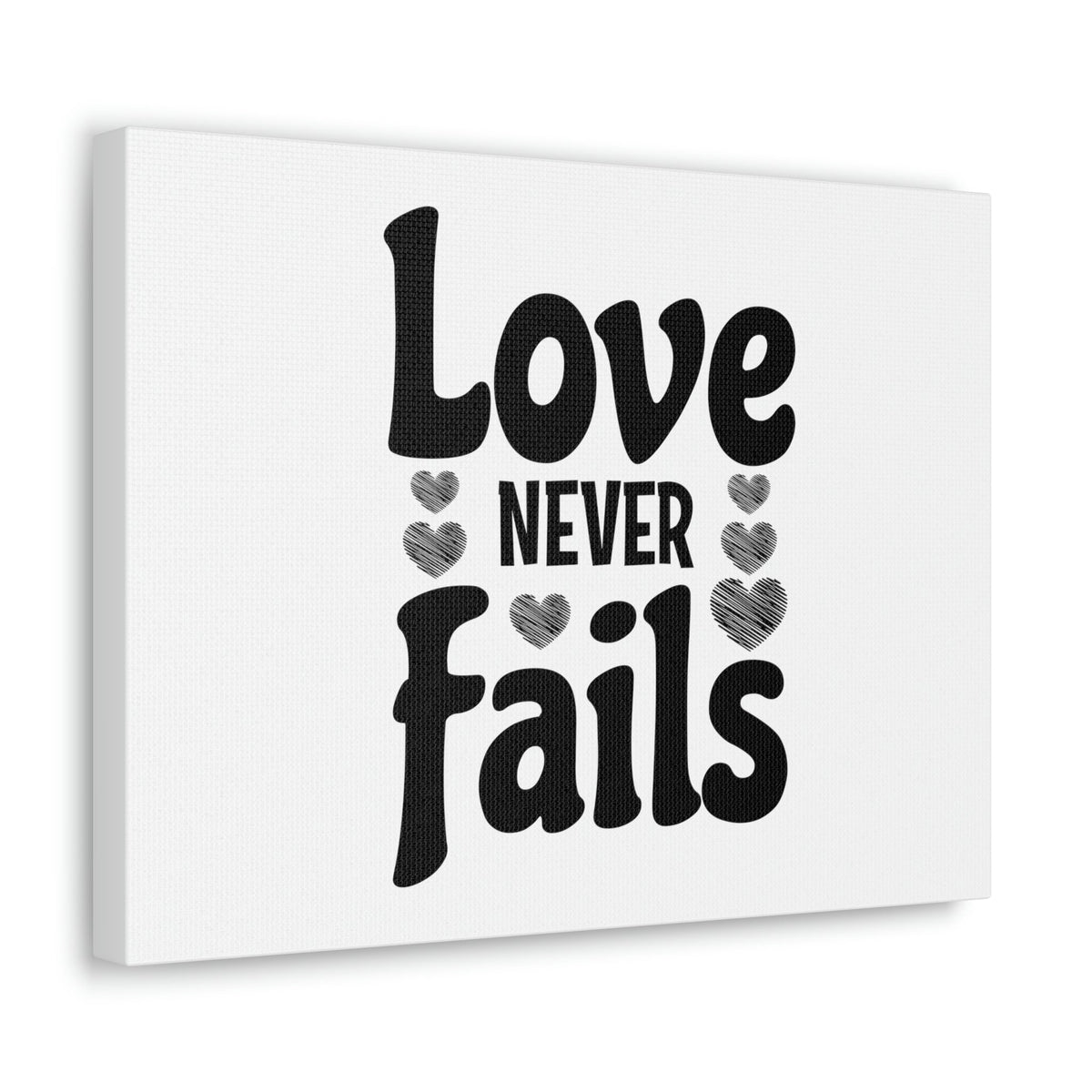 Scripture Walls Love Never Fails 1 Corinthians 13:8 Christian Wall Art Bible Verse Print Ready to Hang Unframed-Express Your Love Gifts