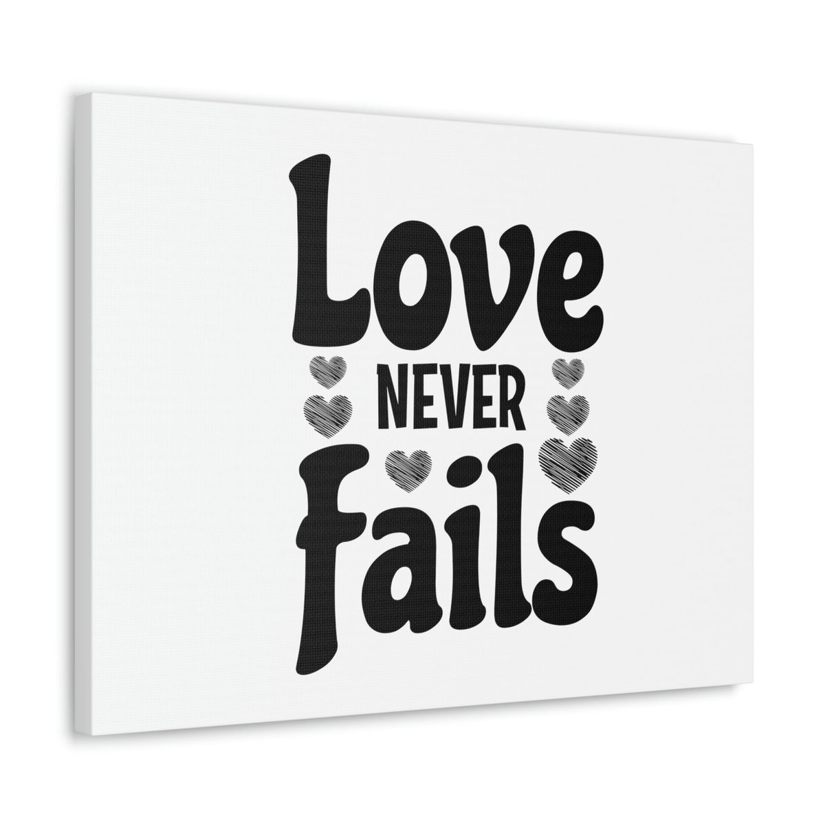 Scripture Walls Love Never Fails 1 Corinthians 13:8 Christian Wall Art Bible Verse Print Ready to Hang Unframed-Express Your Love Gifts