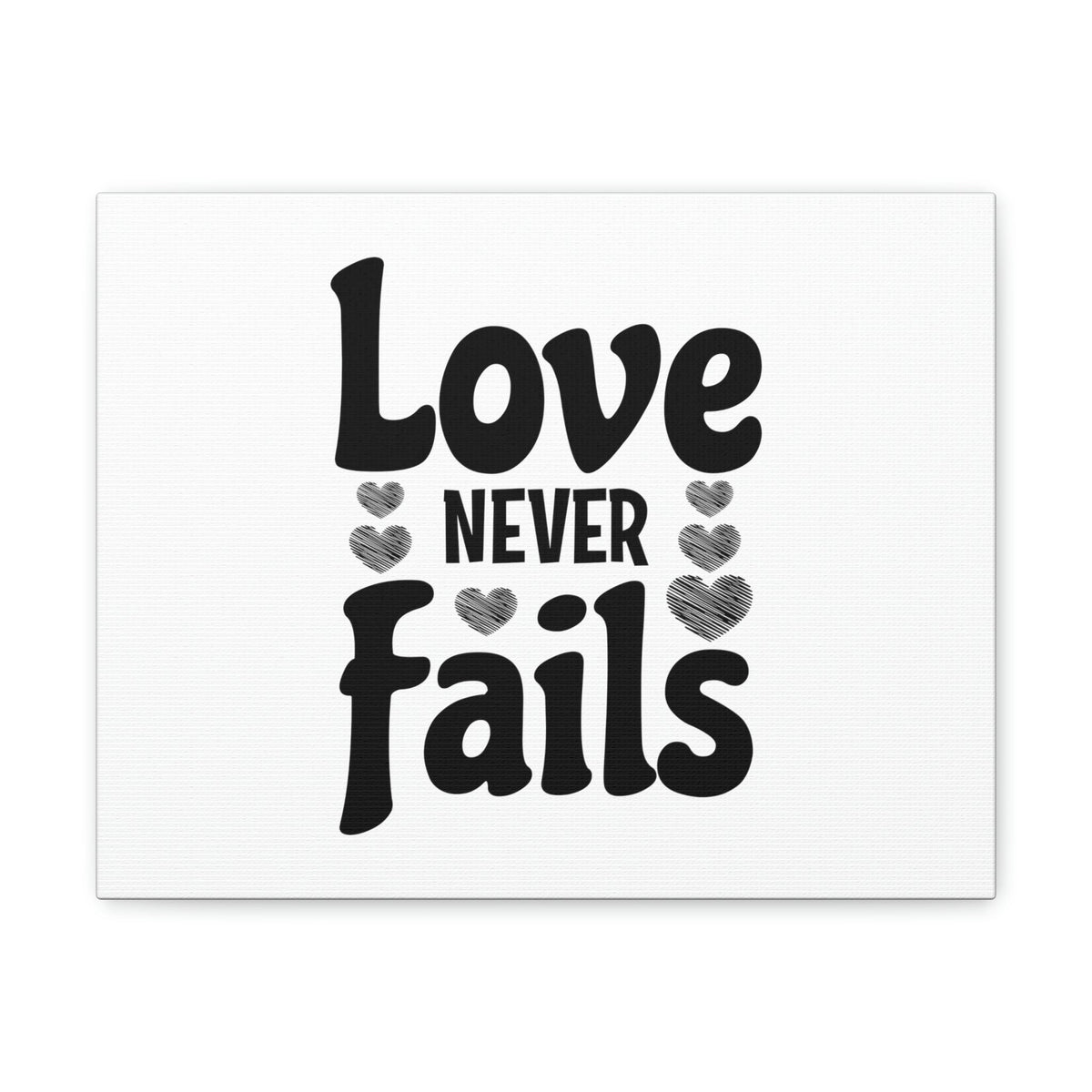 Scripture Walls Love Never Fails 1 Corinthians 13:8 Christian Wall Art Bible Verse Print Ready to Hang Unframed-Express Your Love Gifts