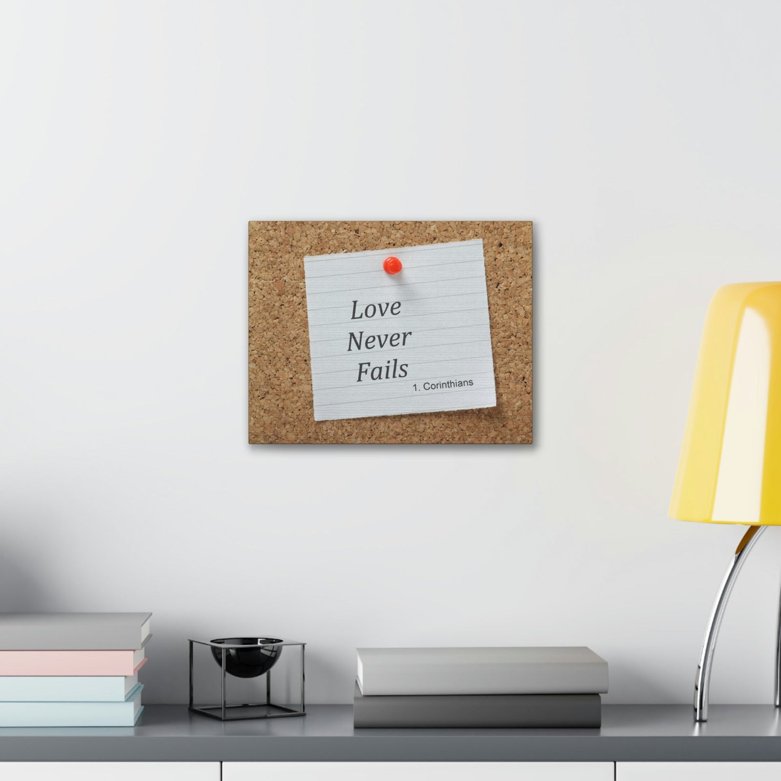 Scripture Walls Love Never Fails 1 Corinthians 13 Christian Wall Art Bible Verse Print Ready to Hang Unframed-Express Your Love Gifts
