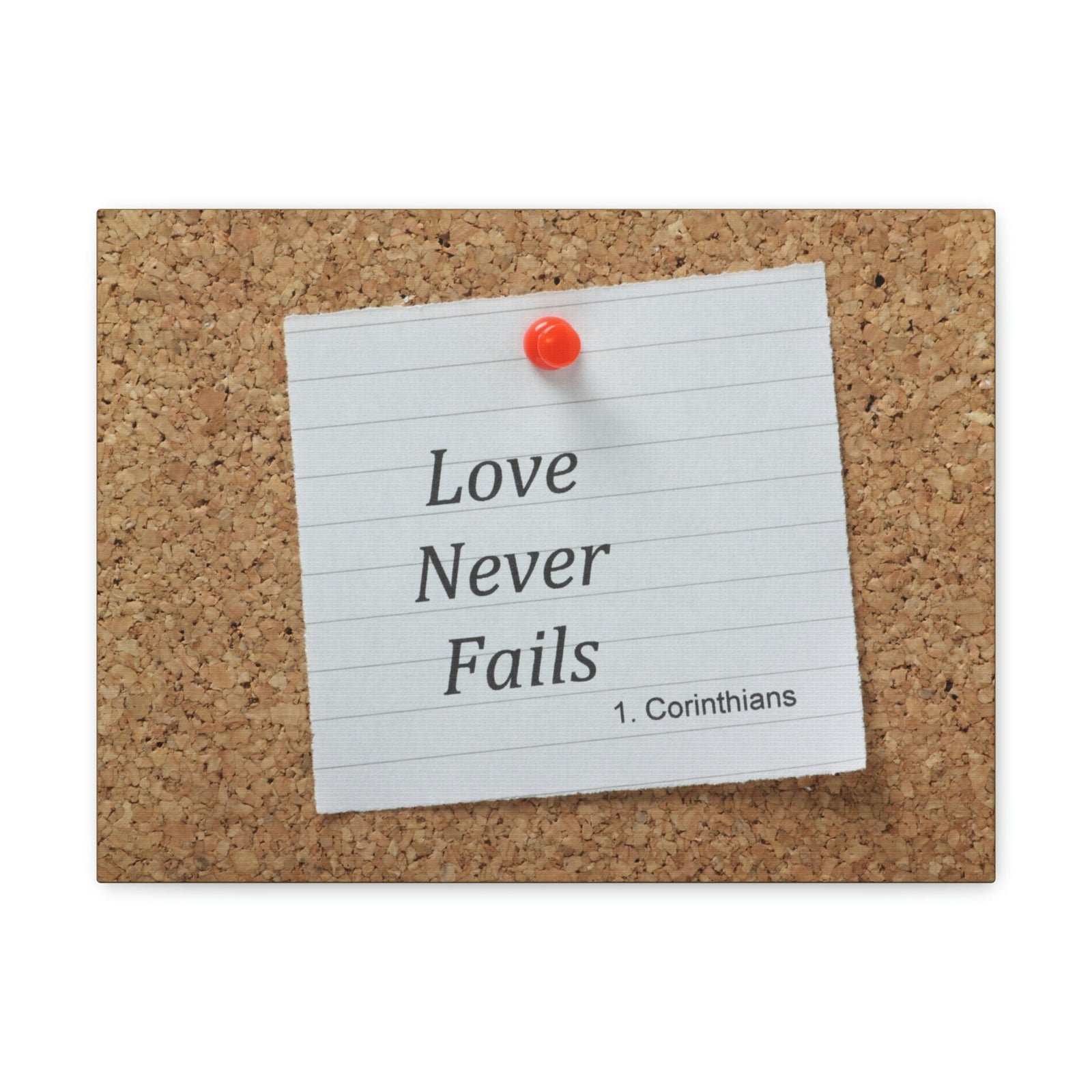 Scripture Walls Love Never Fails 1 Corinthians 13 Christian Wall Art Bible Verse Print Ready to Hang Unframed-Express Your Love Gifts