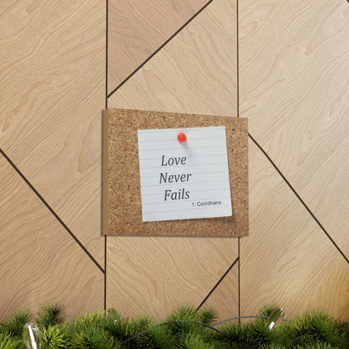 Scripture Walls Love Never Fails 1 Corinthians 13 Christian Wall Art Bible Verse Print Ready to Hang Unframed-Express Your Love Gifts