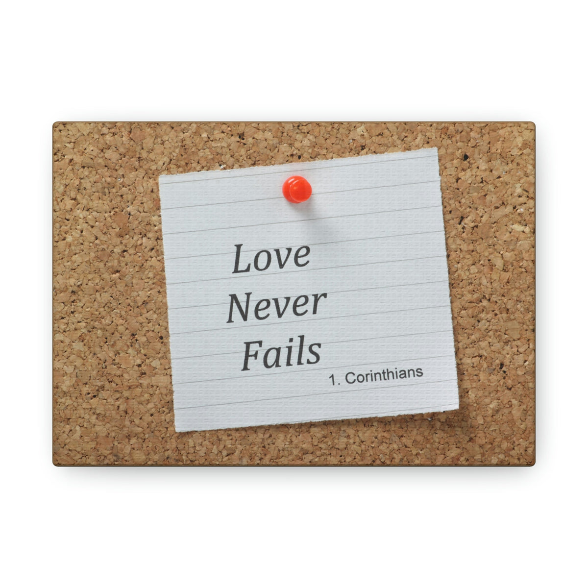 Scripture Walls Love Never Fails 1 Corinthians 13 Christian Wall Art Bible Verse Print Ready to Hang Unframed-Express Your Love Gifts