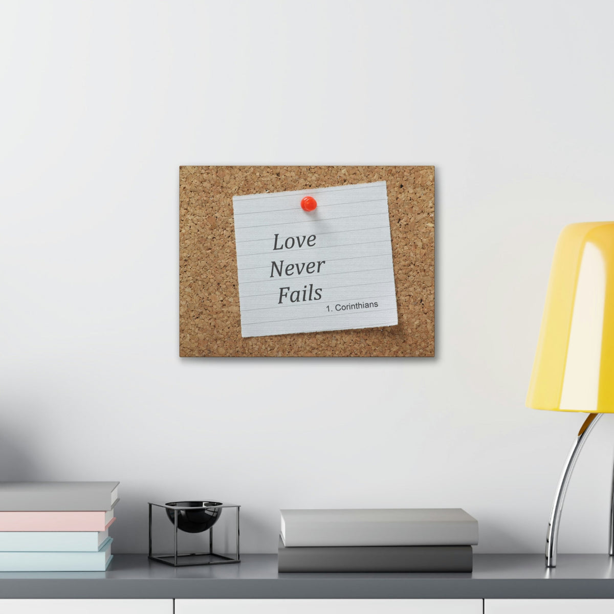 Scripture Walls Love Never Fails 1 Corinthians 13 Christian Wall Art Bible Verse Print Ready to Hang Unframed-Express Your Love Gifts