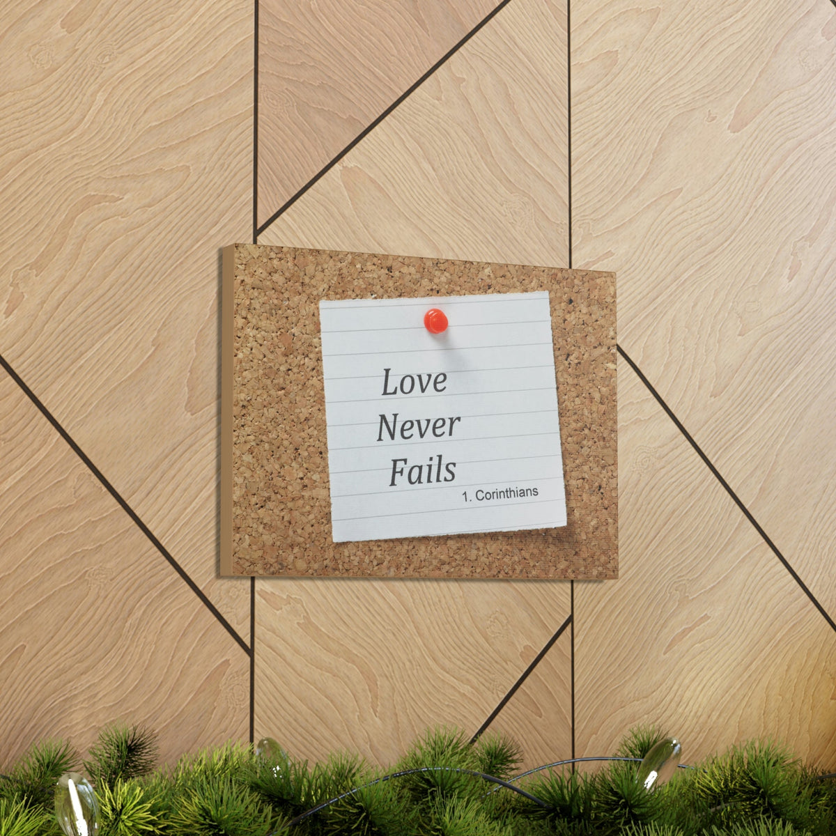 Scripture Walls Love Never Fails 1 Corinthians 13 Christian Wall Art Bible Verse Print Ready to Hang Unframed-Express Your Love Gifts