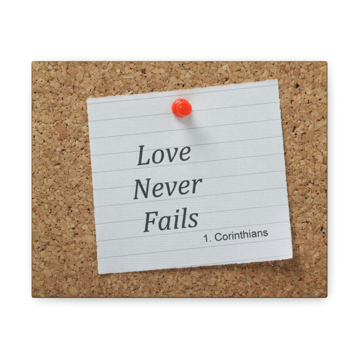 Scripture Walls Love Never Fails 1 Corinthians 13 Christian Wall Art Bible Verse Print Ready to Hang Unframed-Express Your Love Gifts