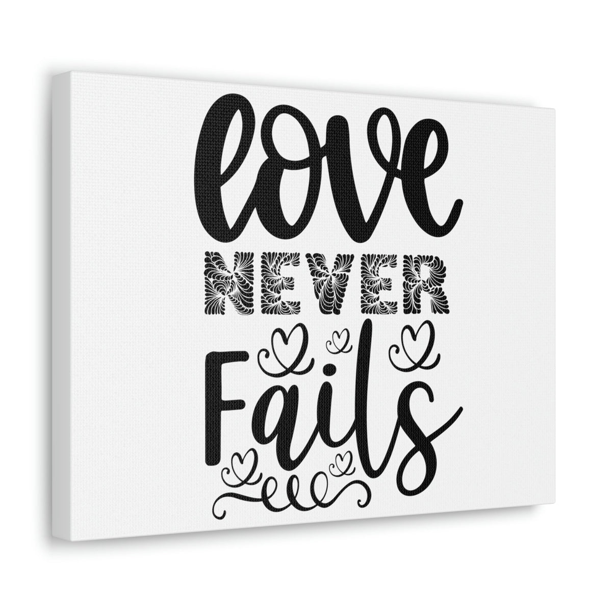 Scripture Walls Love Never Fails Psalm 86:15 Christian Wall Art Print Ready to Hang Unframed-Express Your Love Gifts