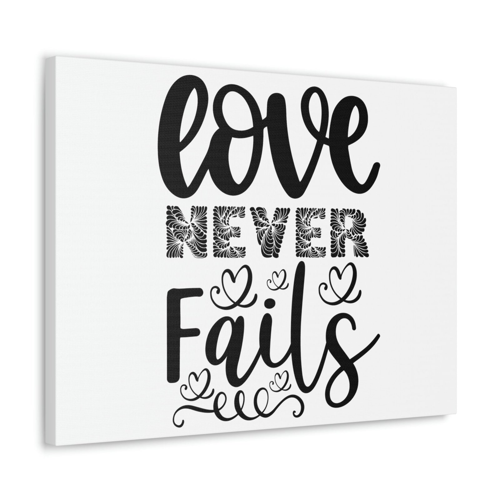 Scripture Walls Love Never Fails Psalm 86:15 Christian Wall Art Print Ready to Hang Unframed-Express Your Love Gifts