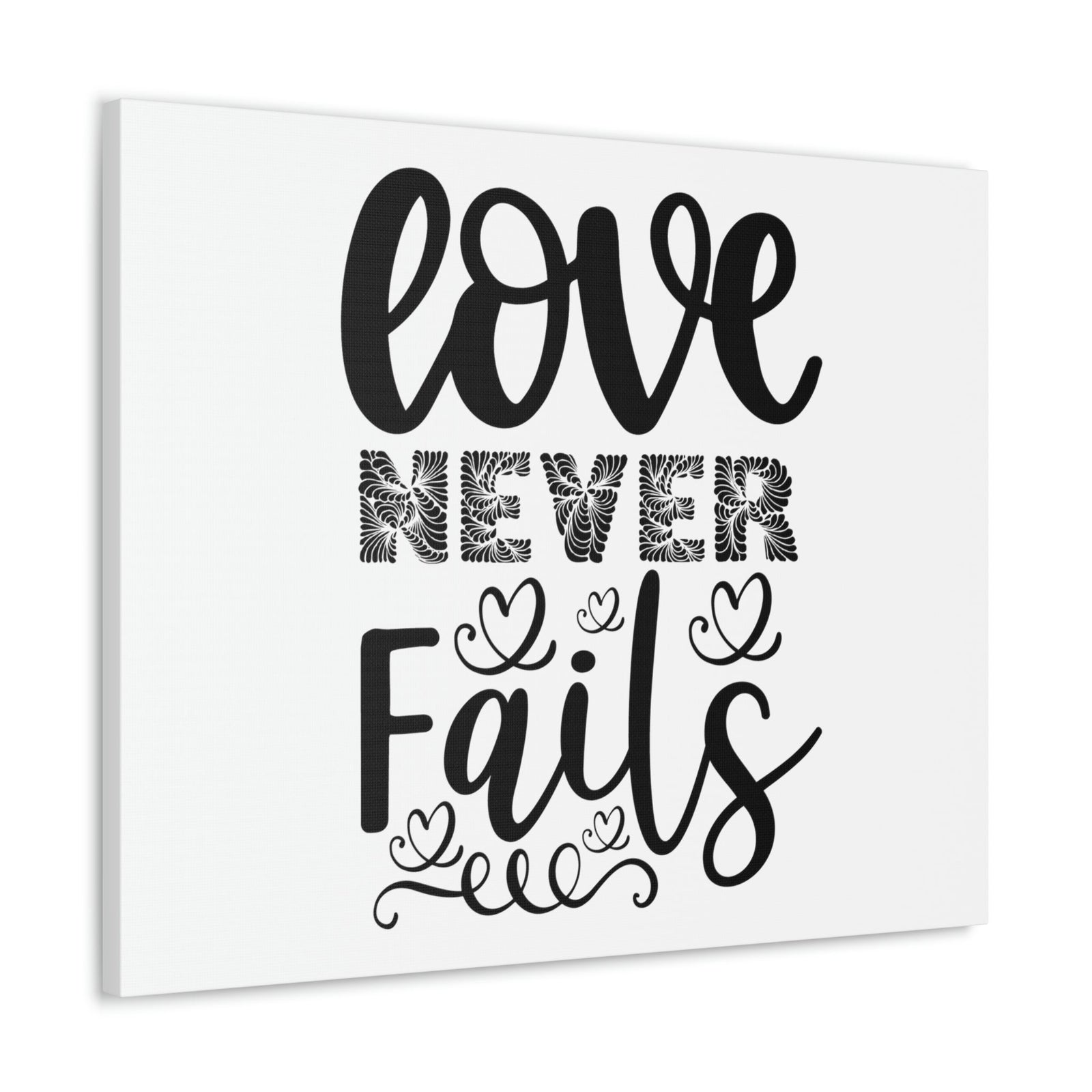 Scripture Walls Love Never Fails Psalm 86:15 Christian Wall Art Print Ready to Hang Unframed-Express Your Love Gifts