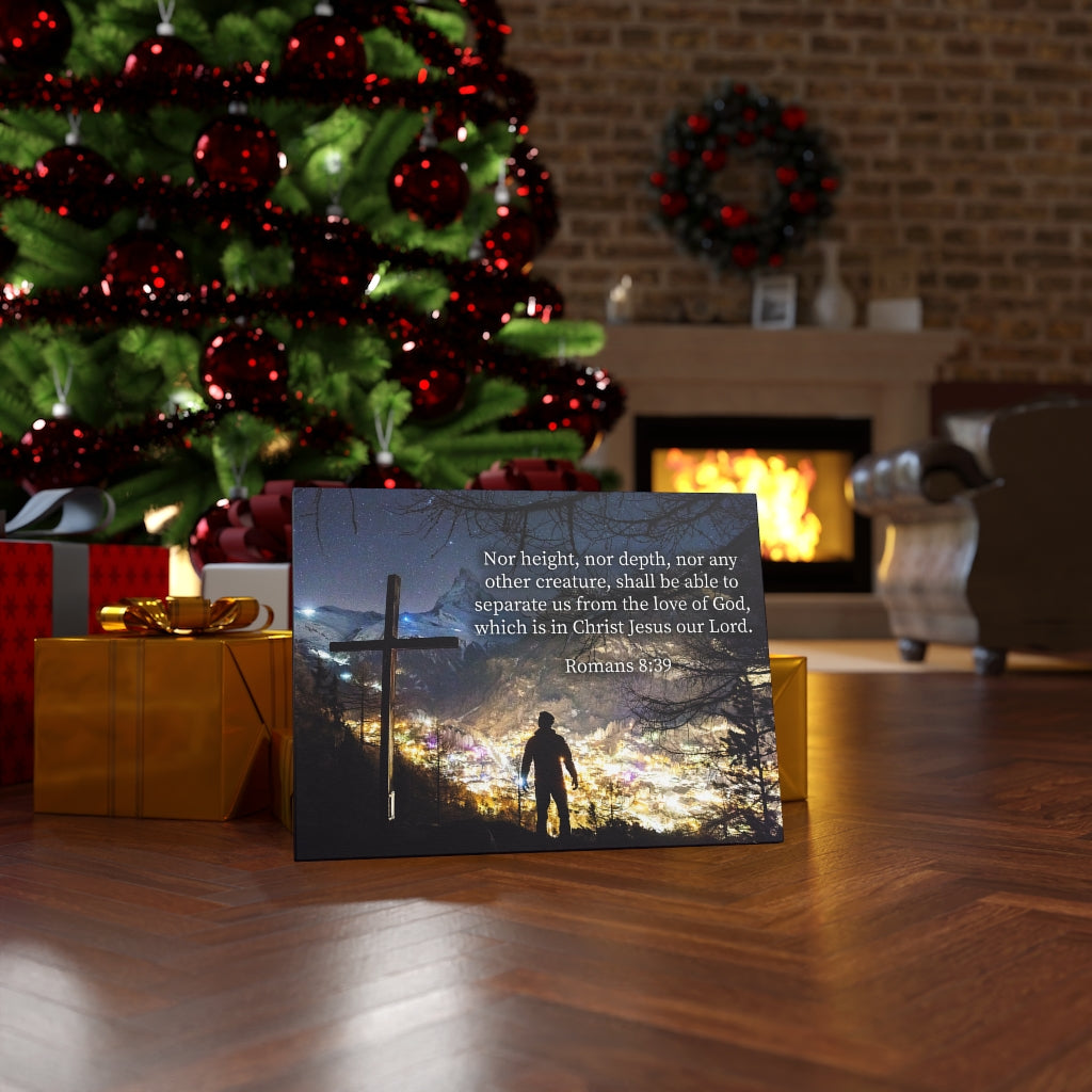 Scripture Walls Love of God Romans 8:39 Bible Verse Canvas Christian Wall Art Ready to Hang Unframed-Express Your Love Gifts