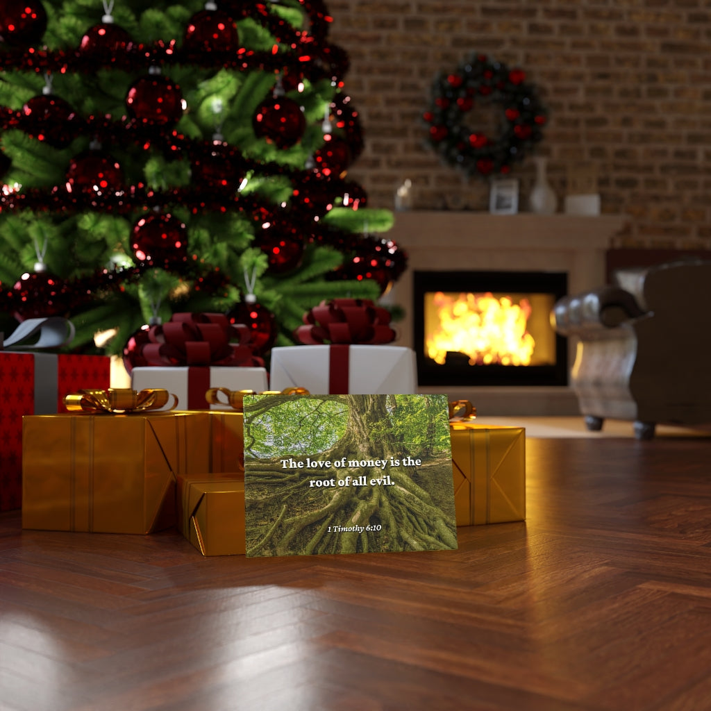 Scripture Walls Love Of Money 1 Timothy 6:10 Bible Verse Canvas Christian Wall Art Ready to Hang Unframed-Express Your Love Gifts