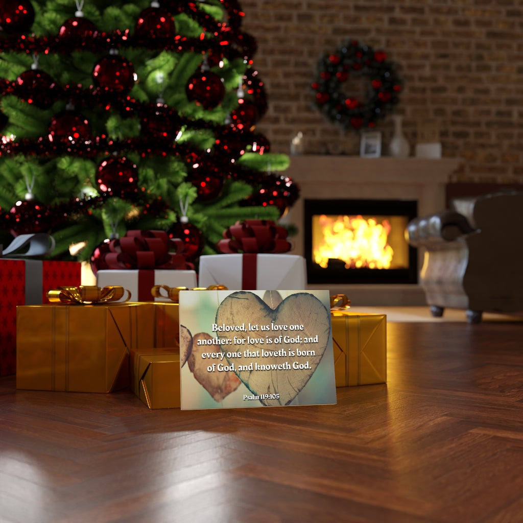 Scripture Walls Love One Another 1 John 4:7 Bible Verse Canvas Christian Wall Art Ready to Hang Unframed-Express Your Love Gifts