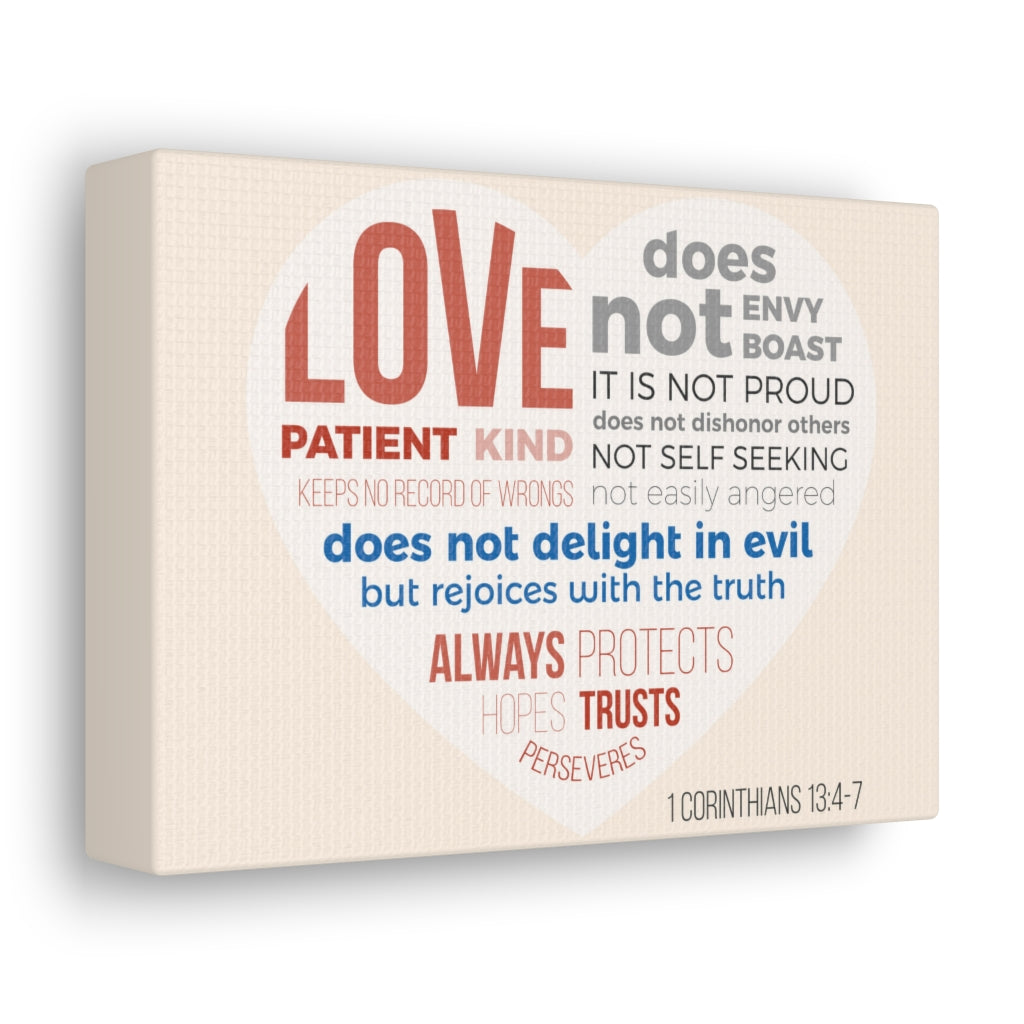 Scripture Walls Love Patient Kind 1 Corinthians 13:4-7 Christian Wall Art Bible Verse Print Ready To Hang Unframed-Express Your Love Gifts