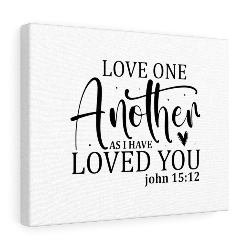 Scripture Walls Loved You John 15:12 Bible Verse Canvas Christian Wall Art Ready to Hang Unframed-Express Your Love Gifts