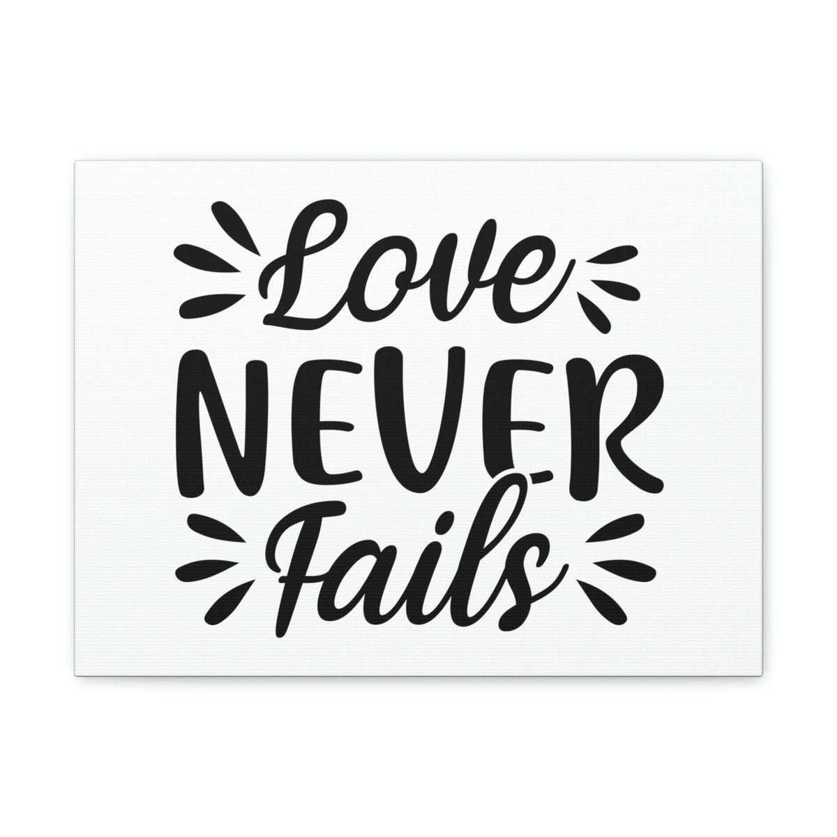Scripture Walls Lover Never Fails 1 John 4:16 Christian Wall Art Print Ready to Hang Unframed-Express Your Love Gifts