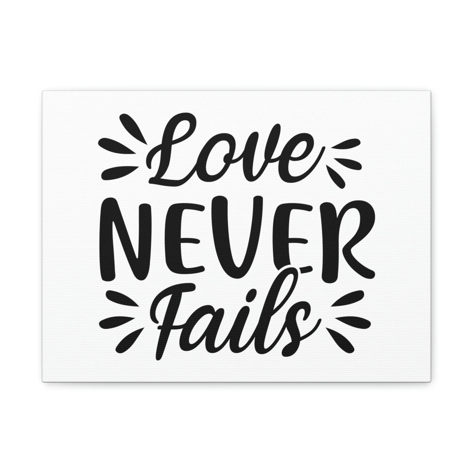 Scripture Walls Lover Never Fails 1 John 4:16 Christian Wall Art Print Ready to Hang Unframed-Express Your Love Gifts