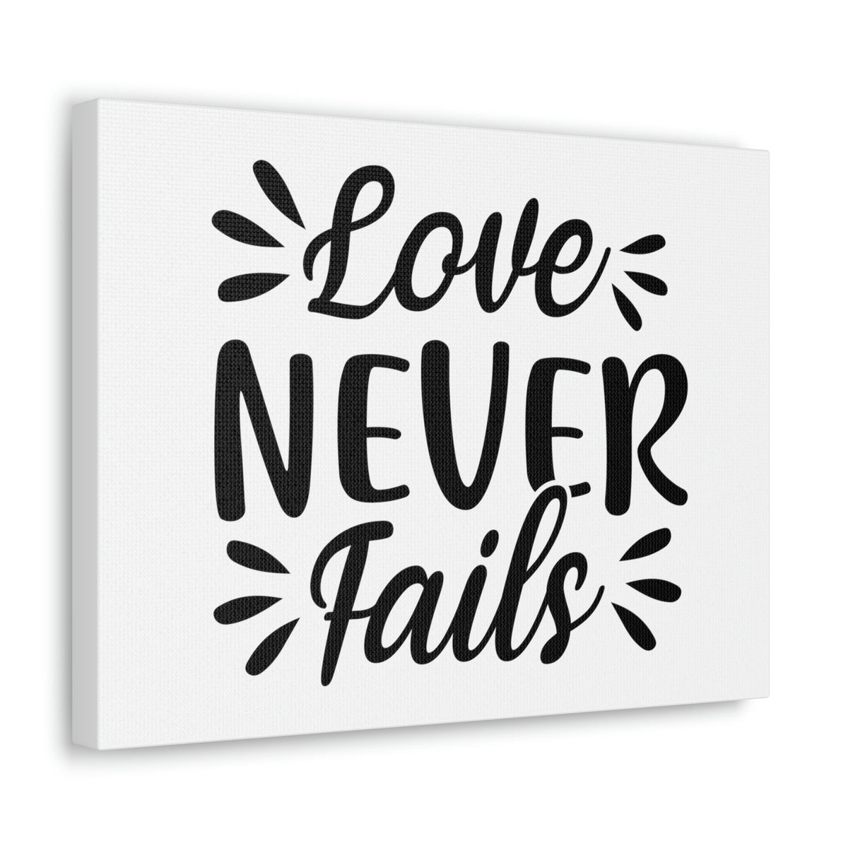 Scripture Walls Lover Never Fails 1 John 4:16 Christian Wall Art Print Ready to Hang Unframed-Express Your Love Gifts