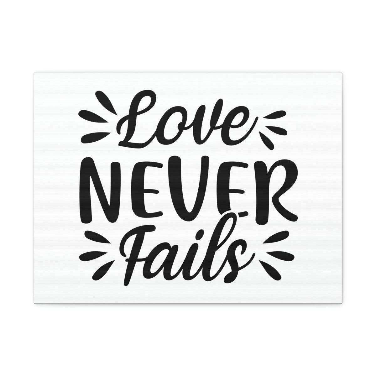 Scripture Walls Lover Never Fails 1 John 4:16 Christian Wall Art Print Ready to Hang Unframed-Express Your Love Gifts