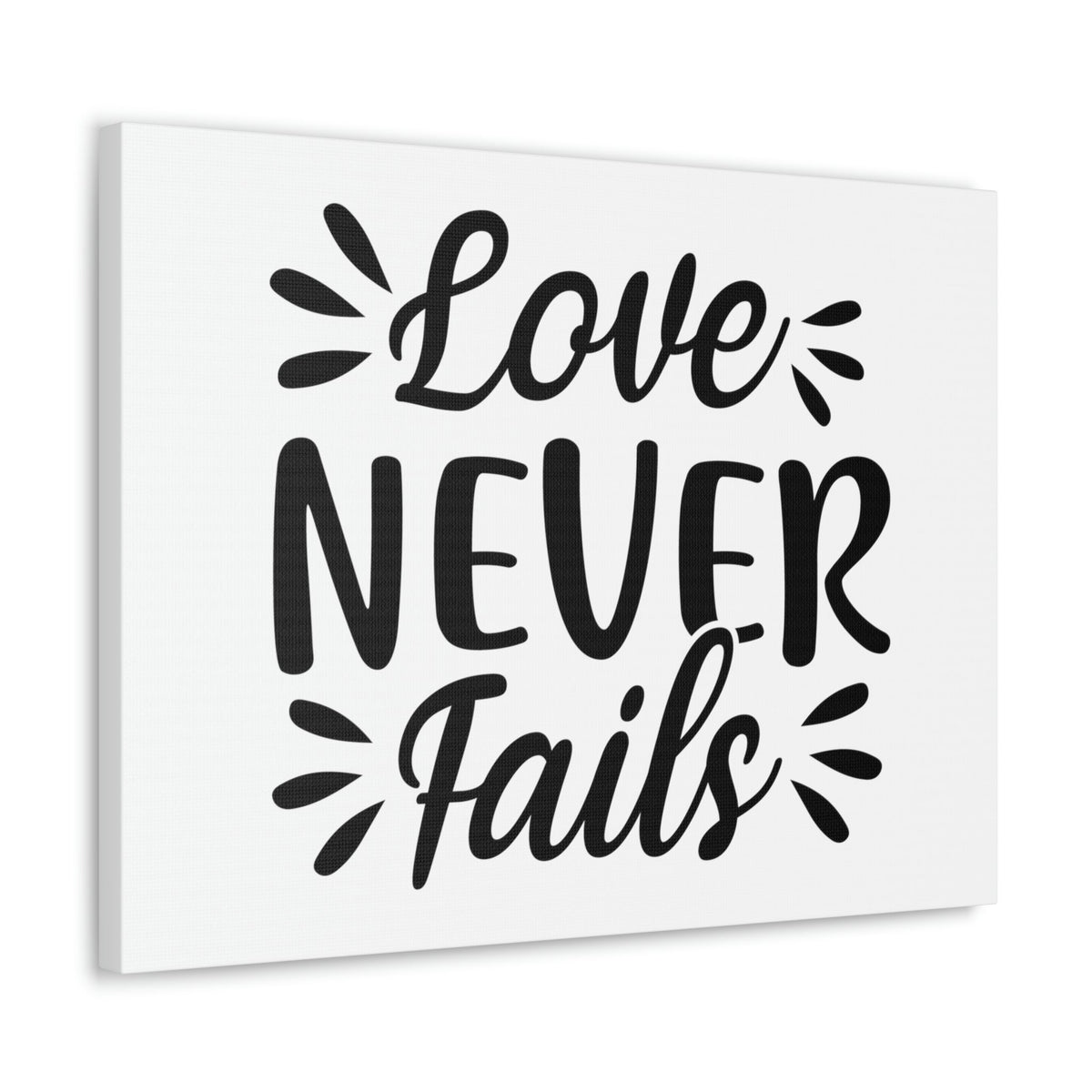 Scripture Walls Lover Never Fails 1 John 4:16 Christian Wall Art Print Ready to Hang Unframed-Express Your Love Gifts