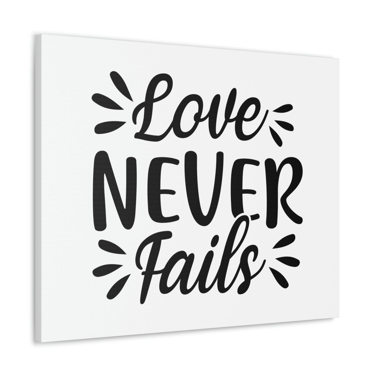 Scripture Walls Lover Never Fails 1 John 4:16 Christian Wall Art Print Ready to Hang Unframed-Express Your Love Gifts