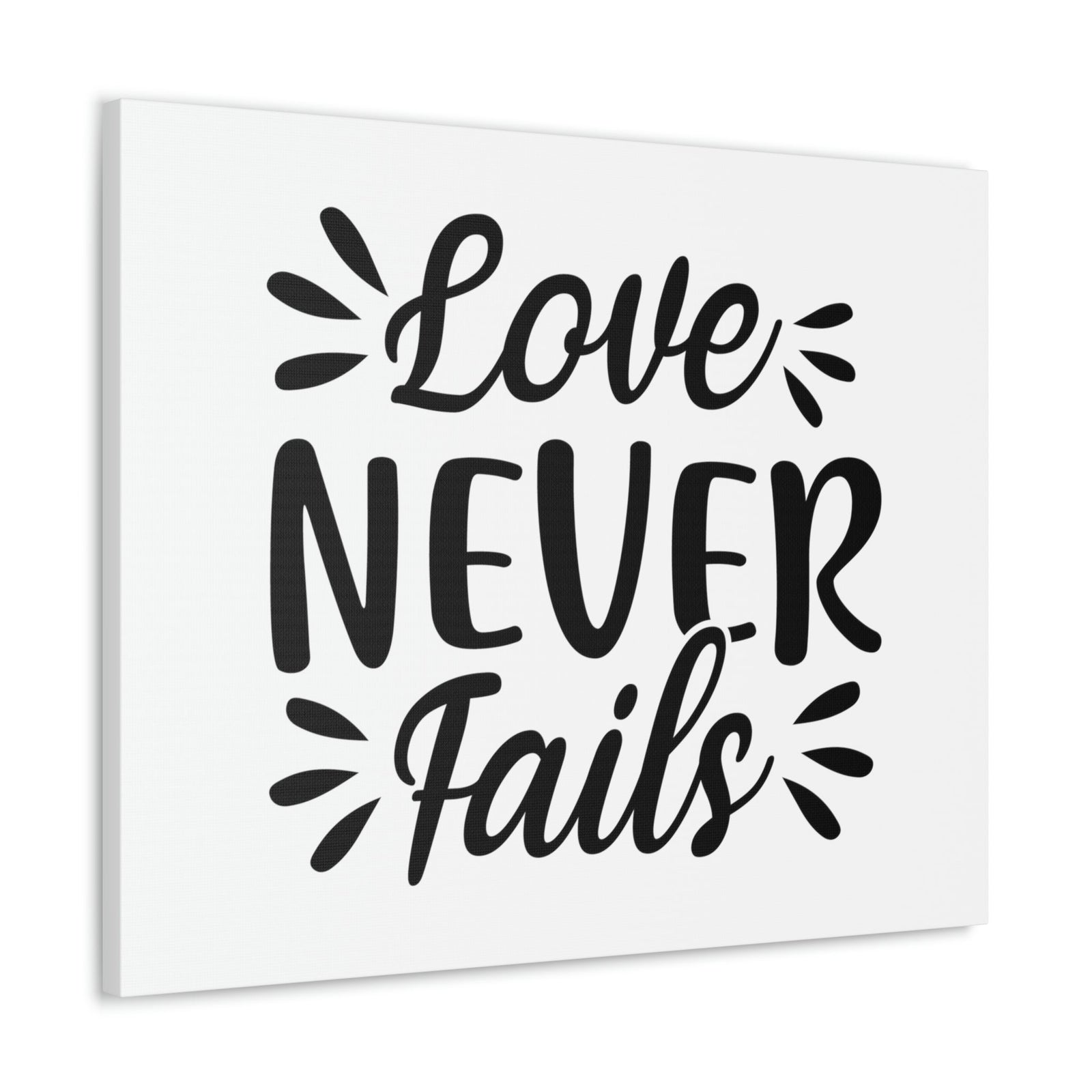 Scripture Walls Lover Never Fails 1 John 4:16 Christian Wall Art Print Ready to Hang Unframed-Express Your Love Gifts