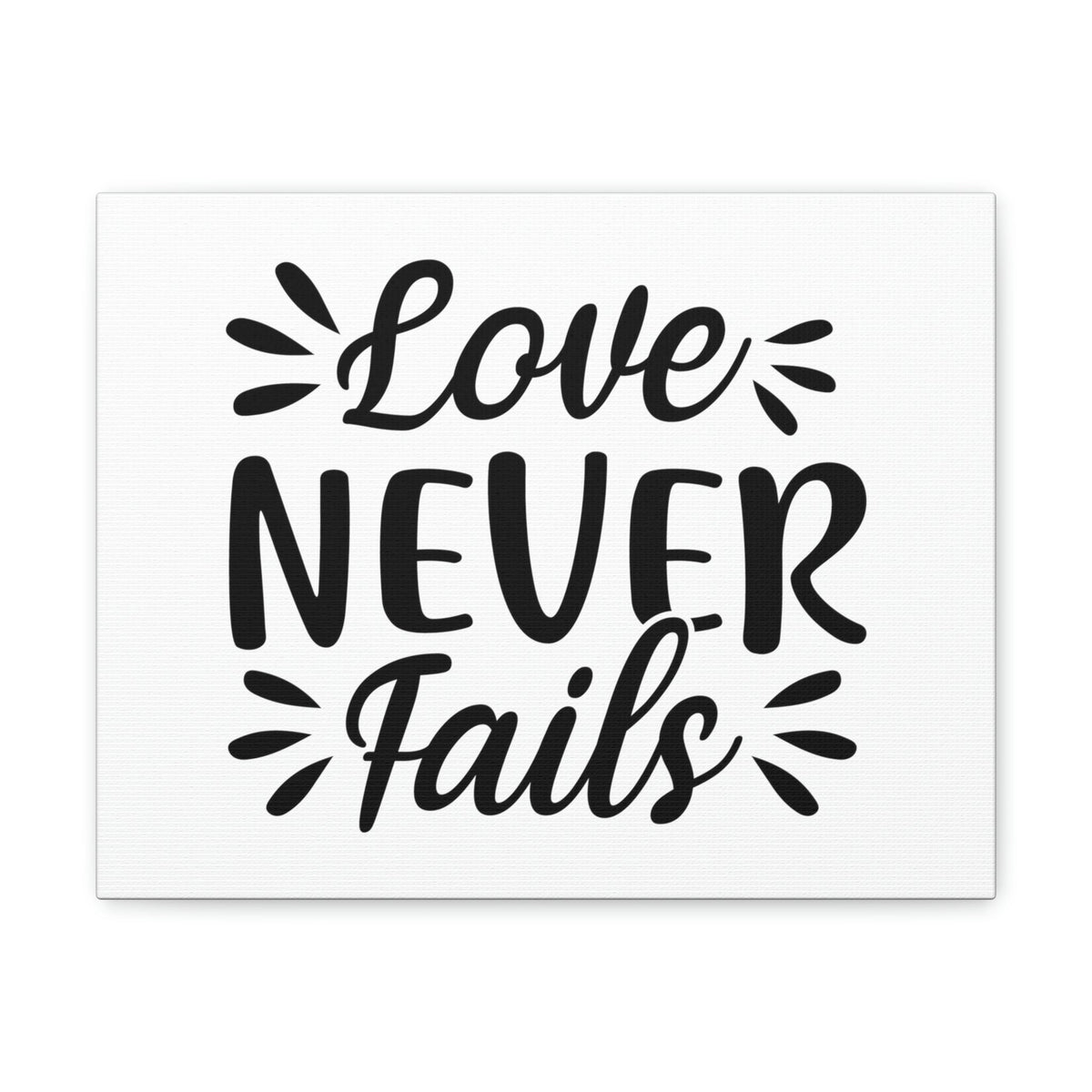 Scripture Walls Lover Never Fails 1 John 4:16 Christian Wall Art Print Ready to Hang Unframed-Express Your Love Gifts
