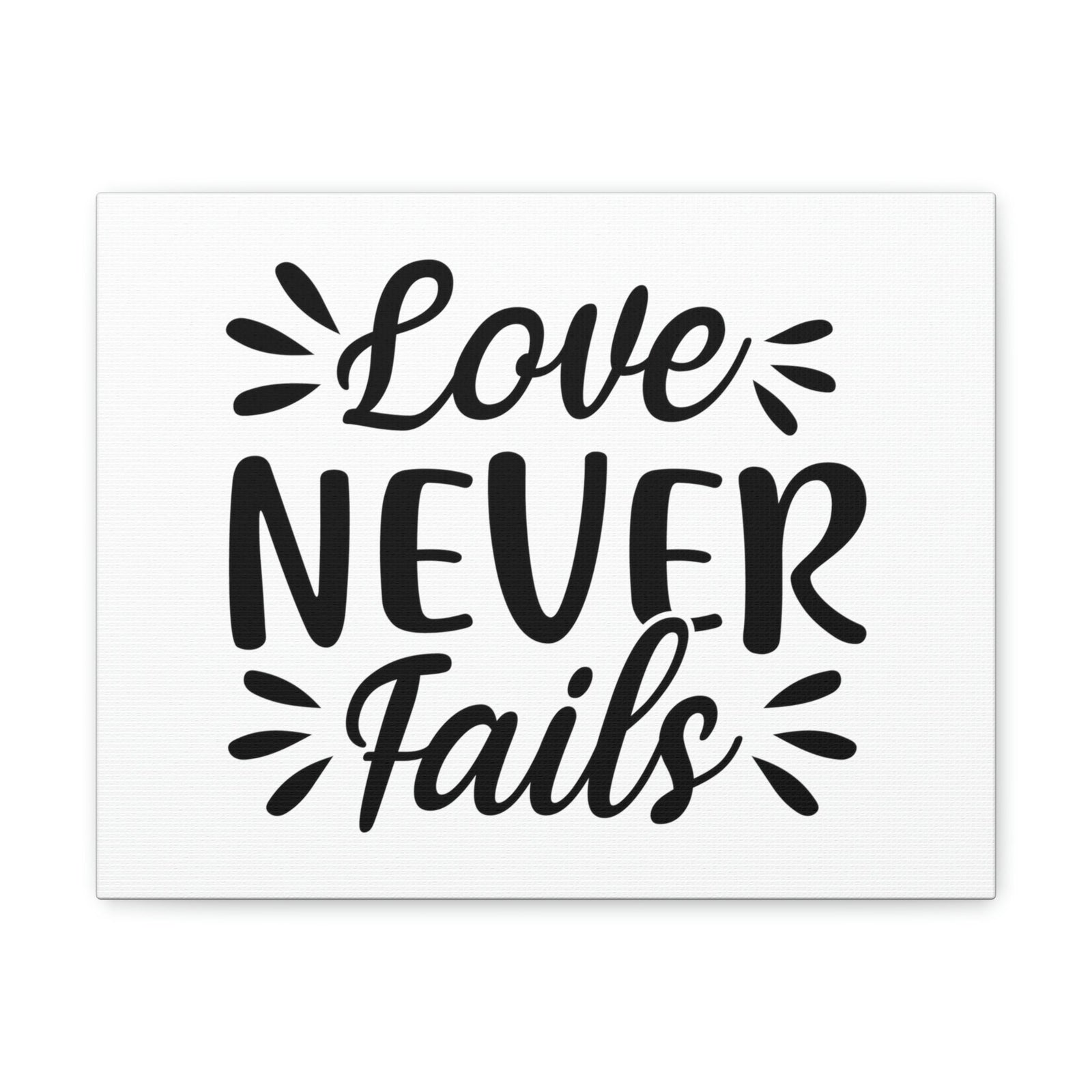 Scripture Walls Lover Never Fails 1 John 4:16 Christian Wall Art Print Ready to Hang Unframed-Express Your Love Gifts