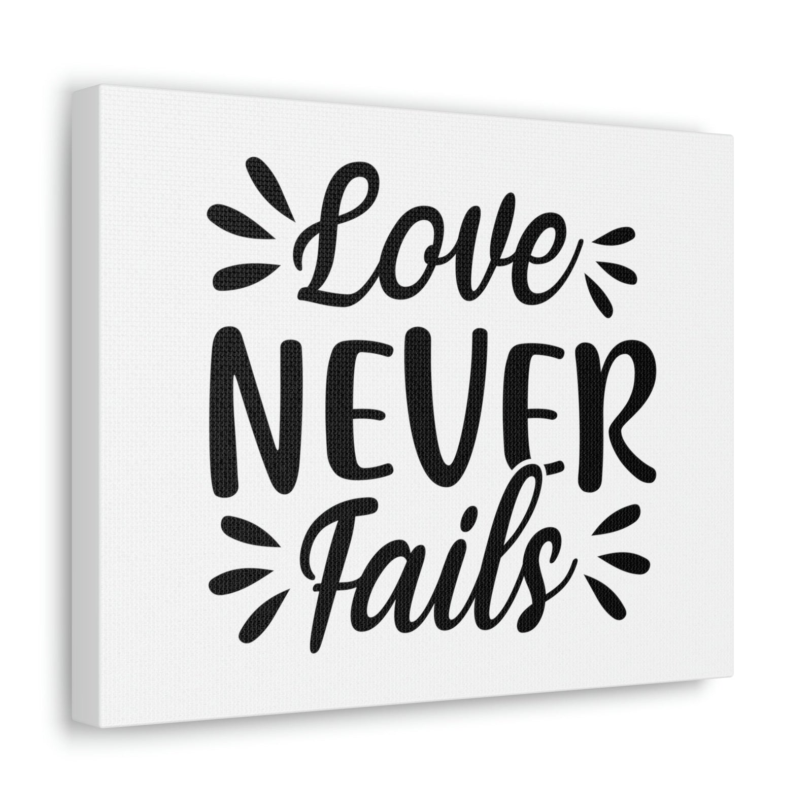 Scripture Walls Lover Never Fails 1 John 4:16 Christian Wall Art Print Ready to Hang Unframed-Express Your Love Gifts