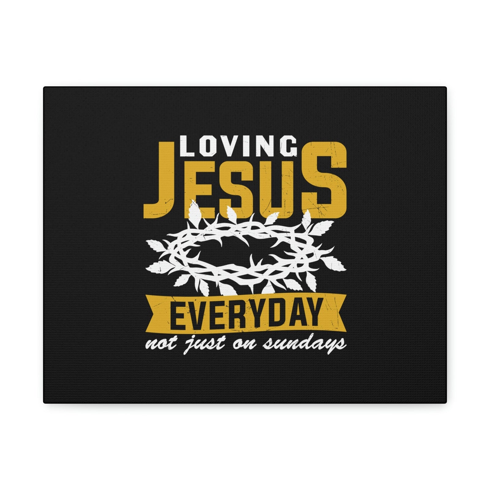 Scripture Walls Loving Jesus 1 John 4:20 Crown Of Thorns Christian Wall Art Bible Verse Print Ready to Hang Unframed-Express Your Love Gifts