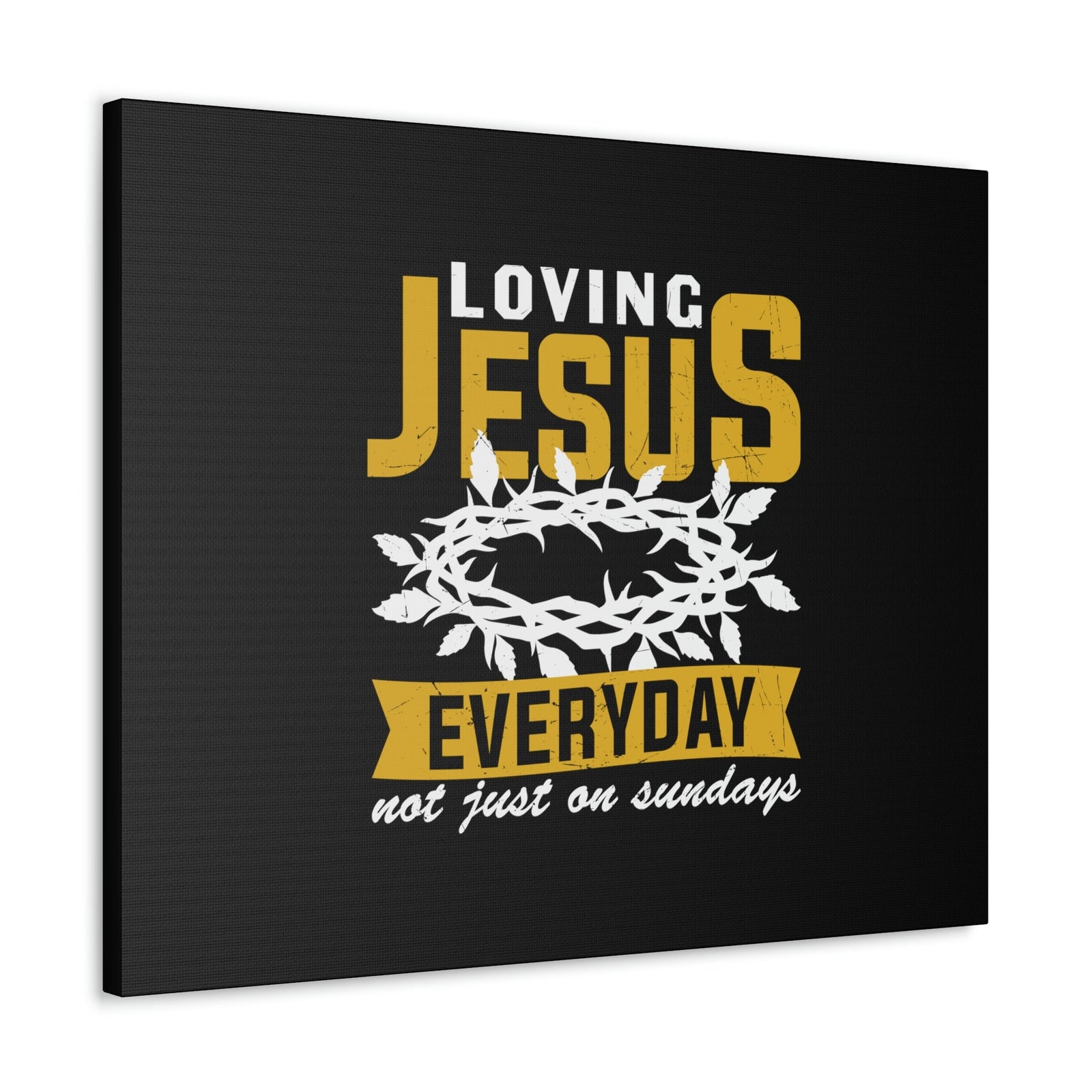 Scripture Walls Loving Jesus 1 John 4:20 Crown Of Thorns Christian Wall Art Bible Verse Print Ready to Hang Unframed-Express Your Love Gifts