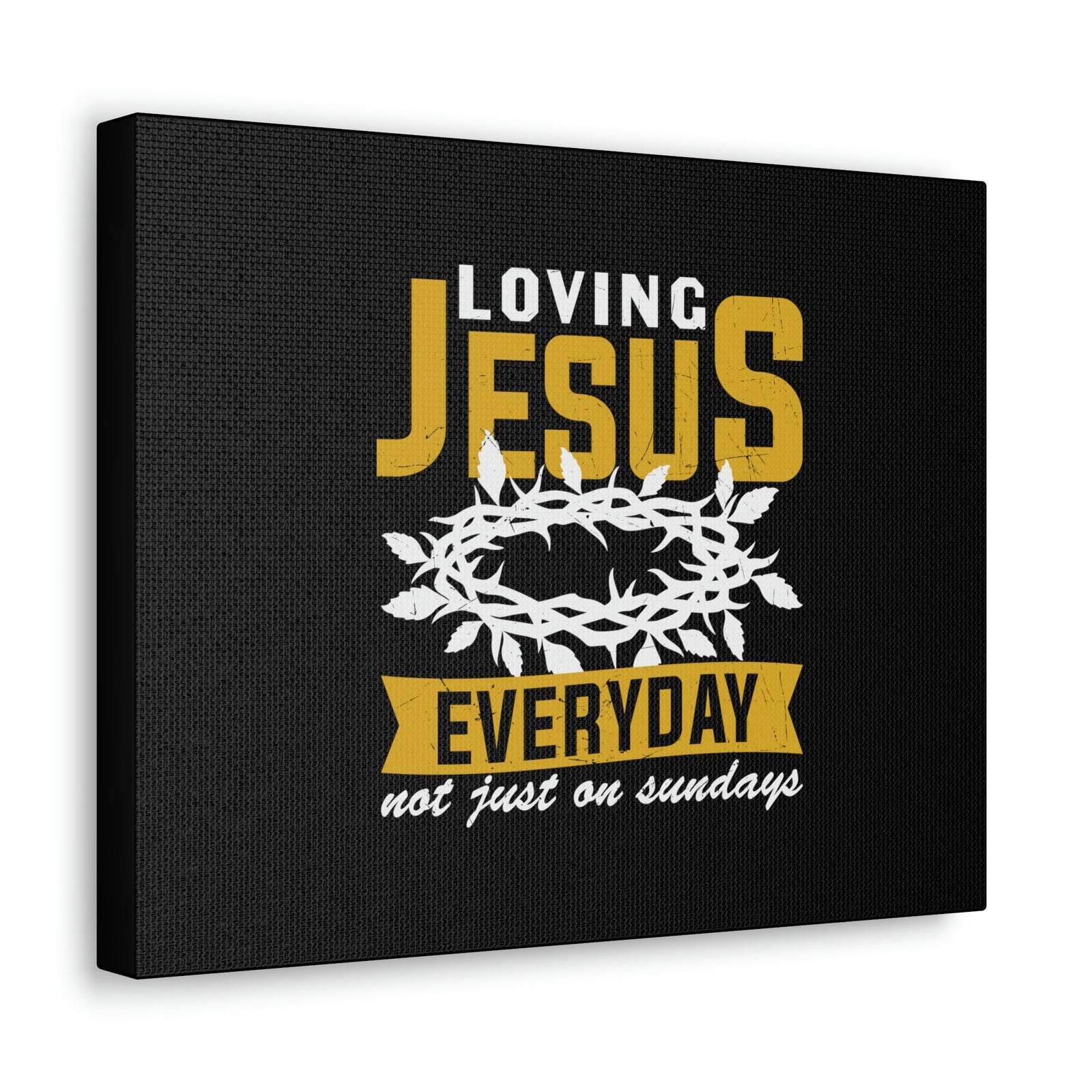 Scripture Walls Loving Jesus 1 John 4:20 Crown Of Thorns Christian Wall Art Bible Verse Print Ready to Hang Unframed-Express Your Love Gifts