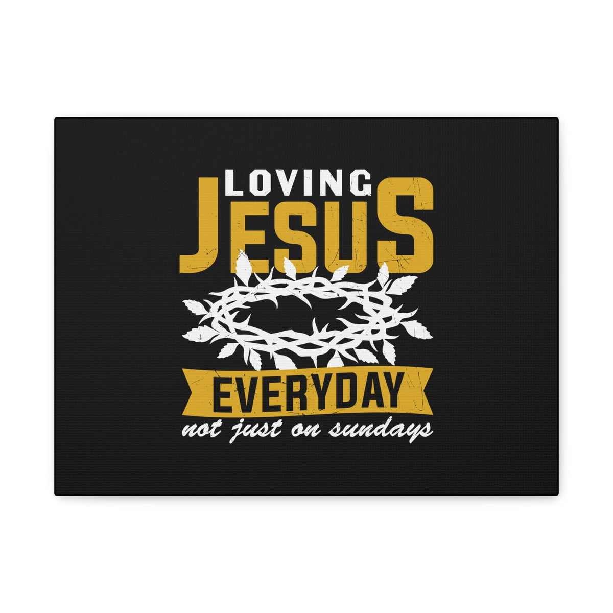 Scripture Walls Loving Jesus 1 John 4:20 Crown Of Thorns Christian Wall Art Bible Verse Print Ready to Hang Unframed-Express Your Love Gifts