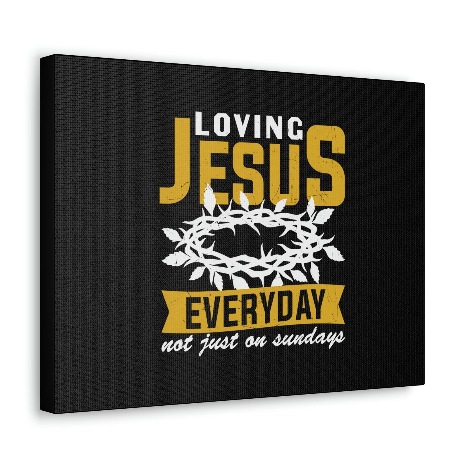Scripture Walls Loving Jesus 1 John 4:20 Crown Of Thorns Christian Wall Art Bible Verse Print Ready to Hang Unframed-Express Your Love Gifts