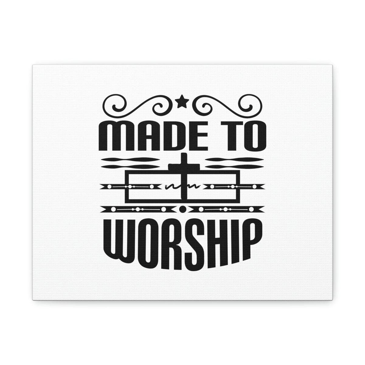 Scripture Walls Made To Worship Revelation 4:11 Cross Christian Wall Art Bible Verse Print Ready to Hang Unframed-Express Your Love Gifts