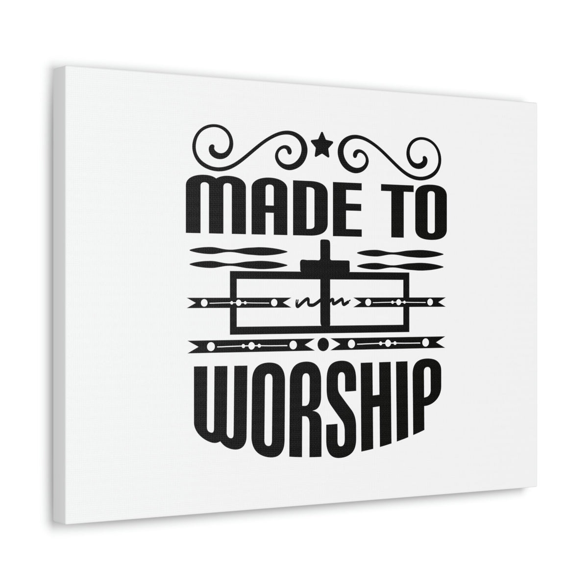 Scripture Walls Made To Worship Revelation 4:11 Cross Christian Wall Art Bible Verse Print Ready to Hang Unframed-Express Your Love Gifts