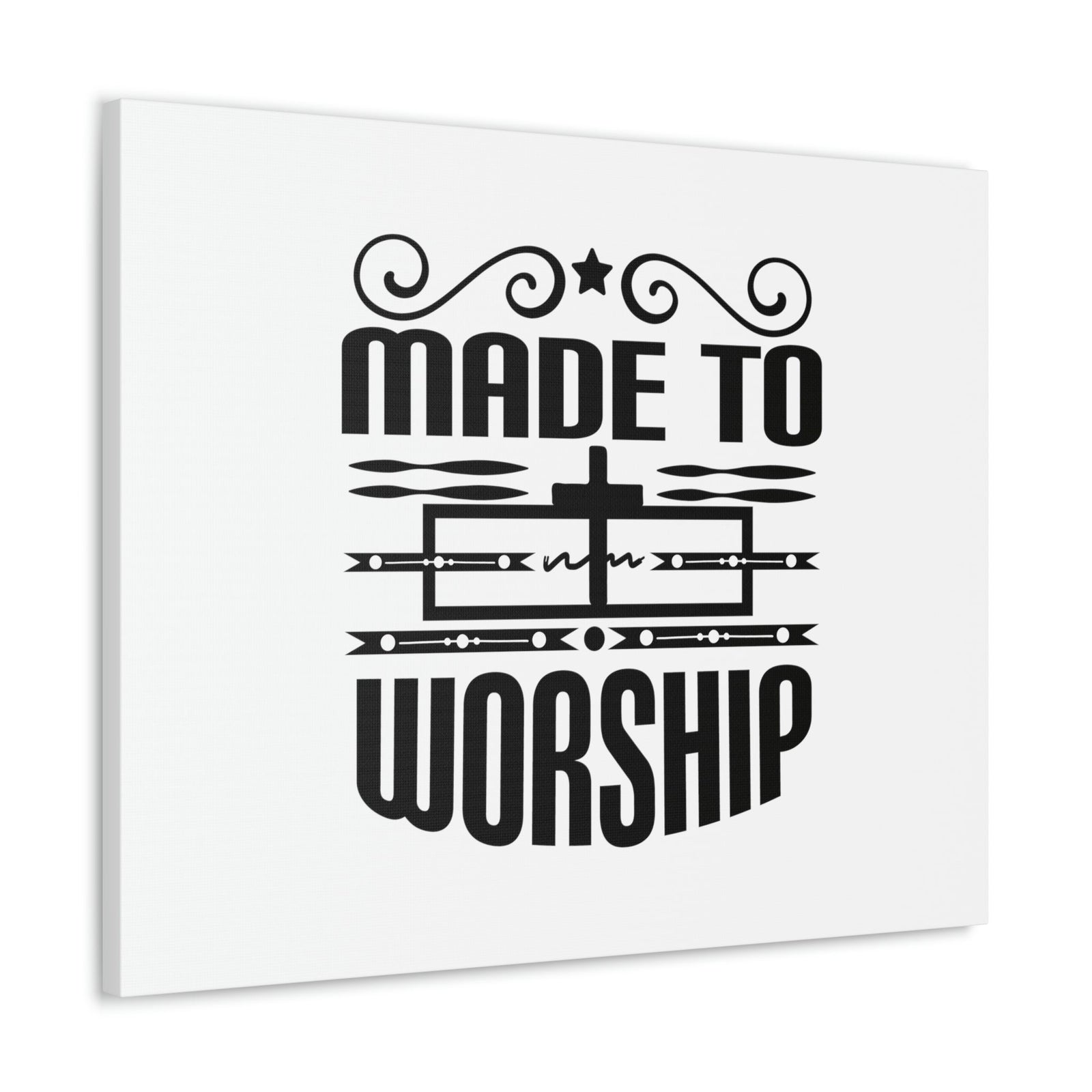 Scripture Walls Made To Worship Revelation 4:11 Cross Christian Wall Art Bible Verse Print Ready to Hang Unframed-Express Your Love Gifts