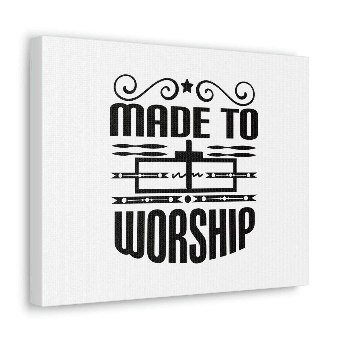 Scripture Walls Made To Worship Revelation 4:11 Cross Christian Wall Art Bible Verse Print Ready to Hang Unframed-Express Your Love Gifts